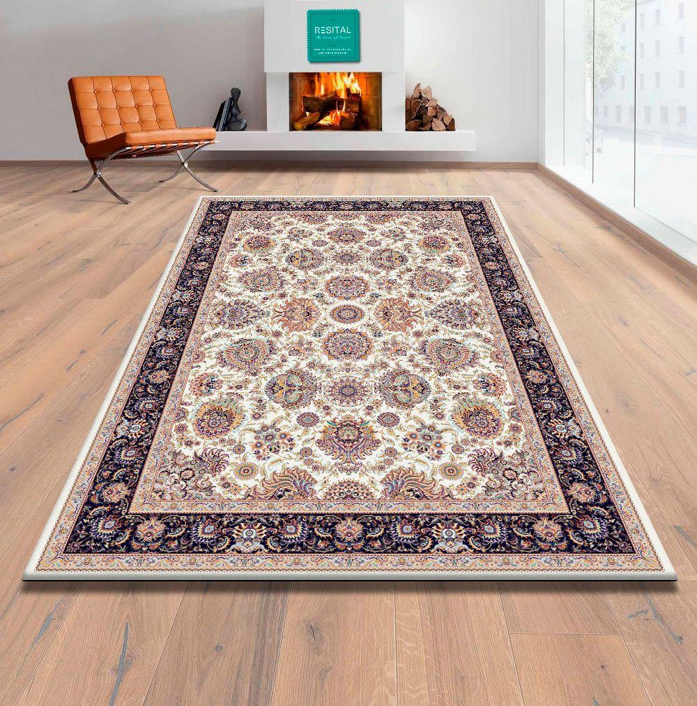 Teppich Hürrem 1024, RESITAL The Voice of Carpet, rechteckig, Höhe: 9 mm,  Kurzflor, gewebt, Orient-Optik, ideal im Wohnzimmer & Schlafzimmer