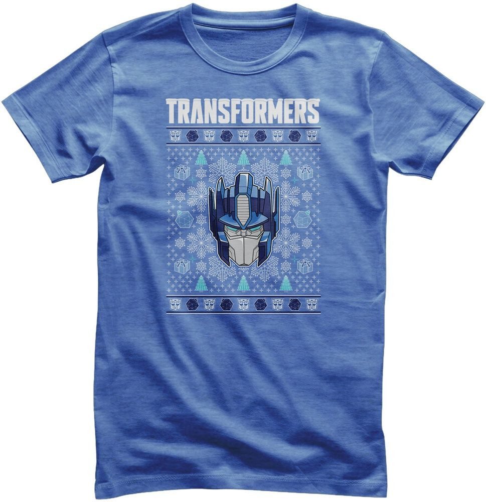 Transformers T-Shirt Transformers Christmas Pattern T-Shirt
