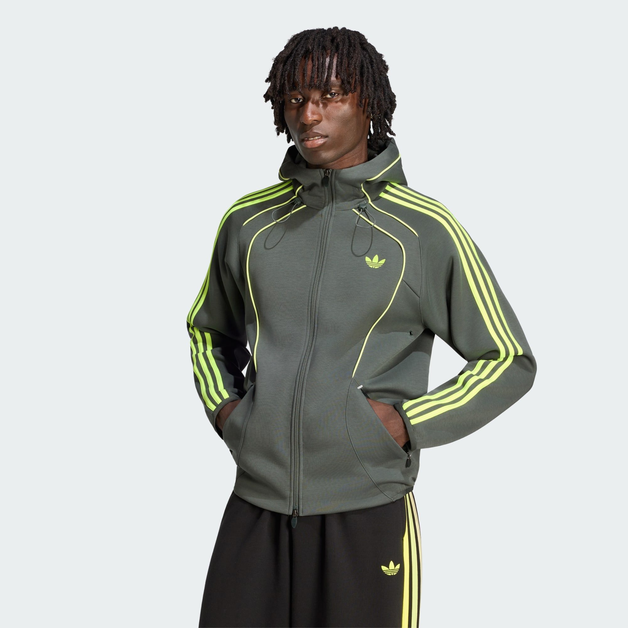 adidas Originals Hoodie SPACER TEAMGEIST 26 CUTLINE KAPUZENJACKE (1-tlg)