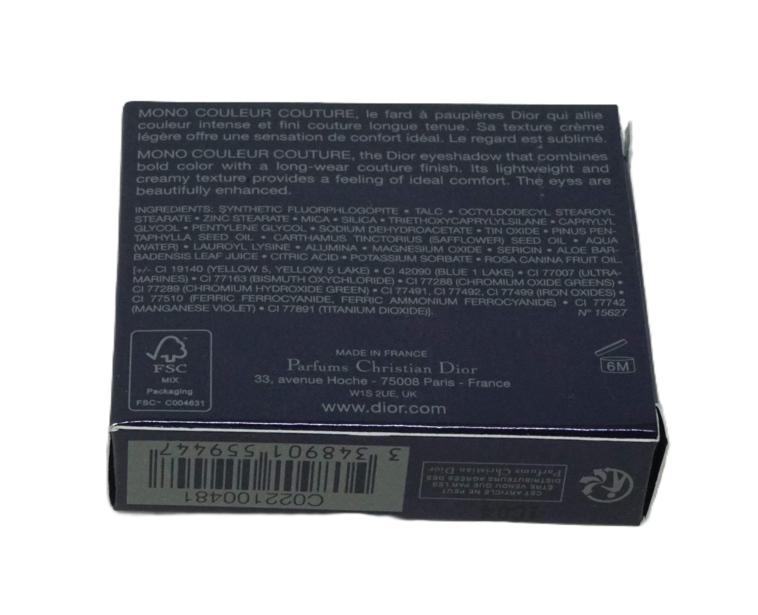 Dior Lidschatten Dior Mono Couleur Couture Eyeshadow Lidschatten 2g 481 Pon günstig online kaufen