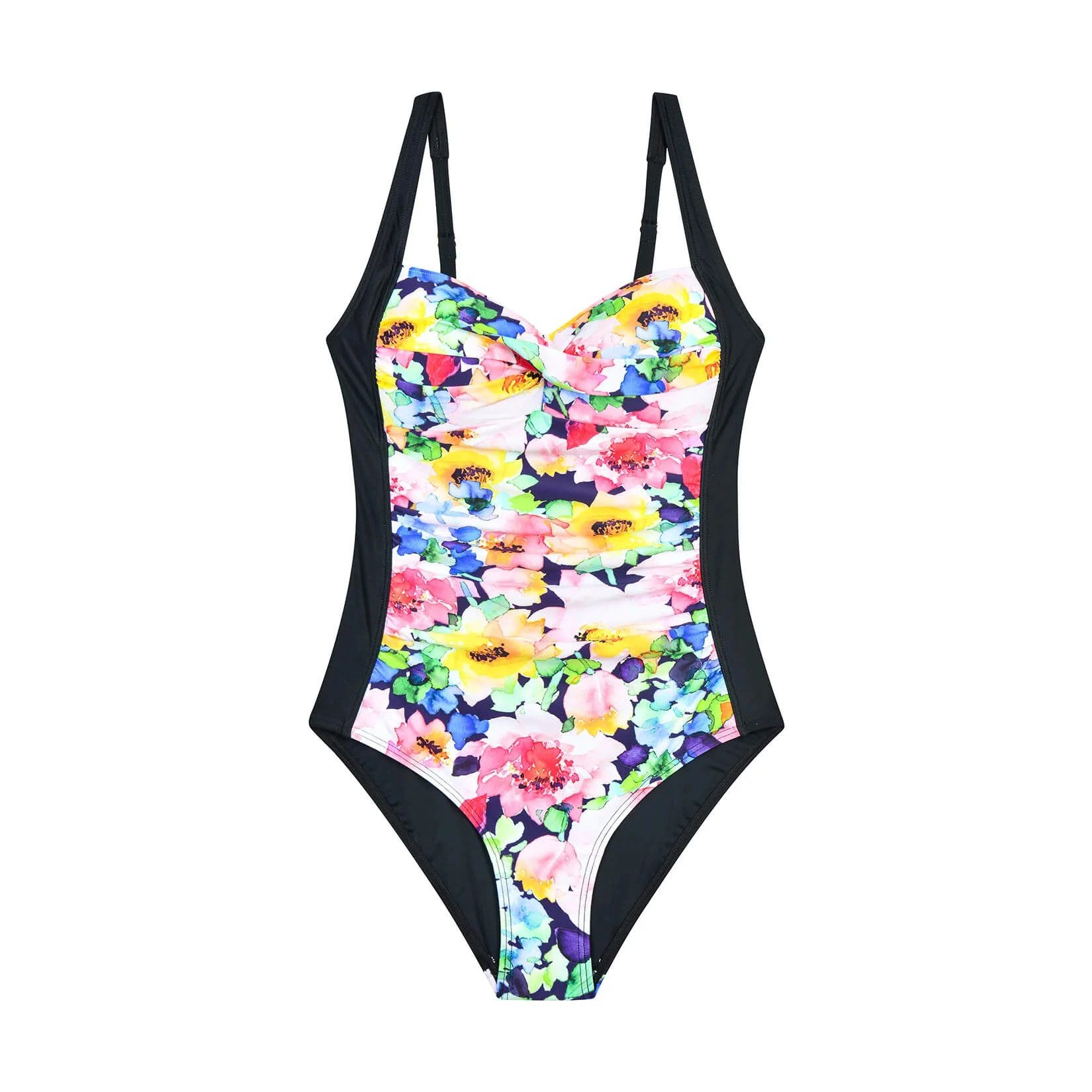 COFI 1453 Badeanzug Damen-Badeanzug im Blumenmuster günstig online kaufen