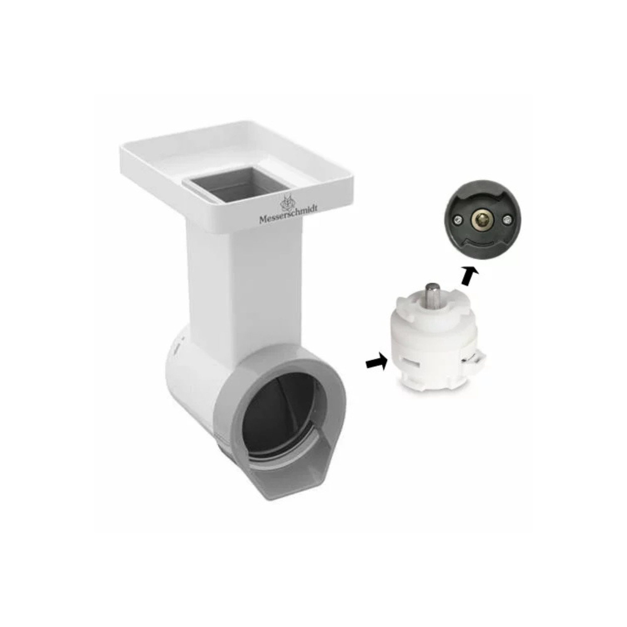 Messerschmidt Gemüseschneidaufsatz Messerschmidt Gemüseschneider passend für Kenwood/Wilfa