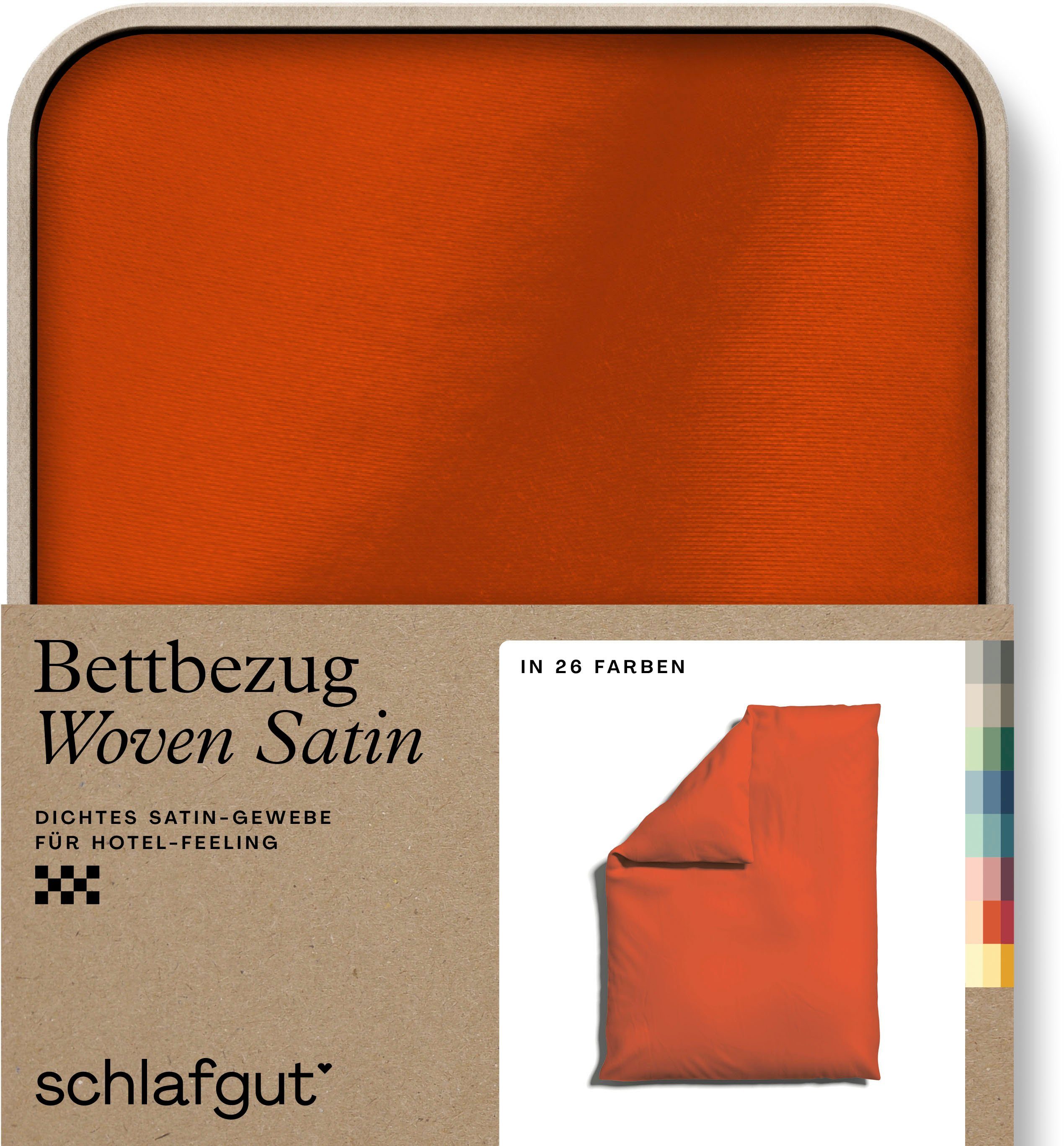 Schlafgut Bettbezug Woven Satin, (1 St), günstig online kaufen