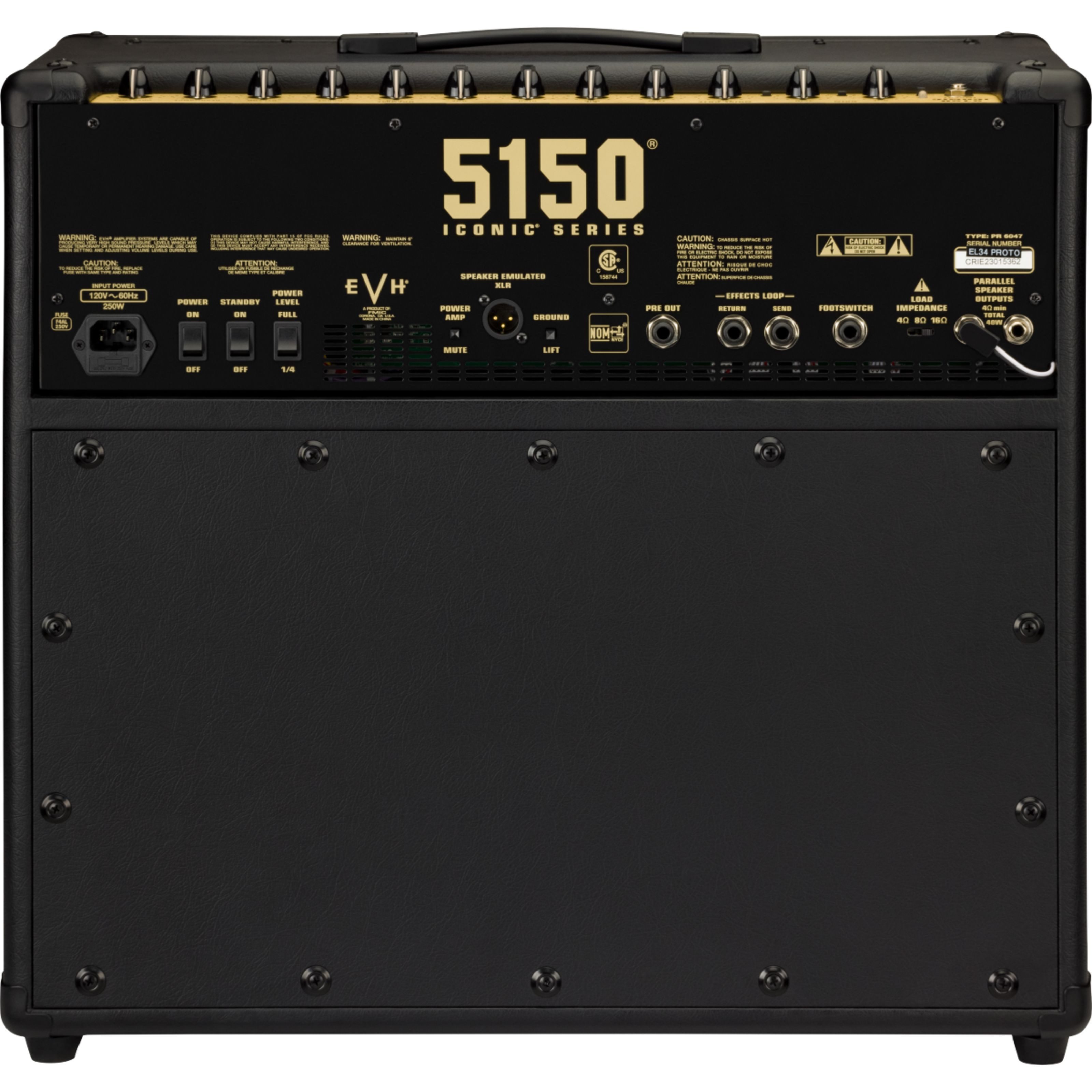 EVH Verstärker (5150 Iconic Series EL34 40W 1x12 Combo - Röhrenverstärker)