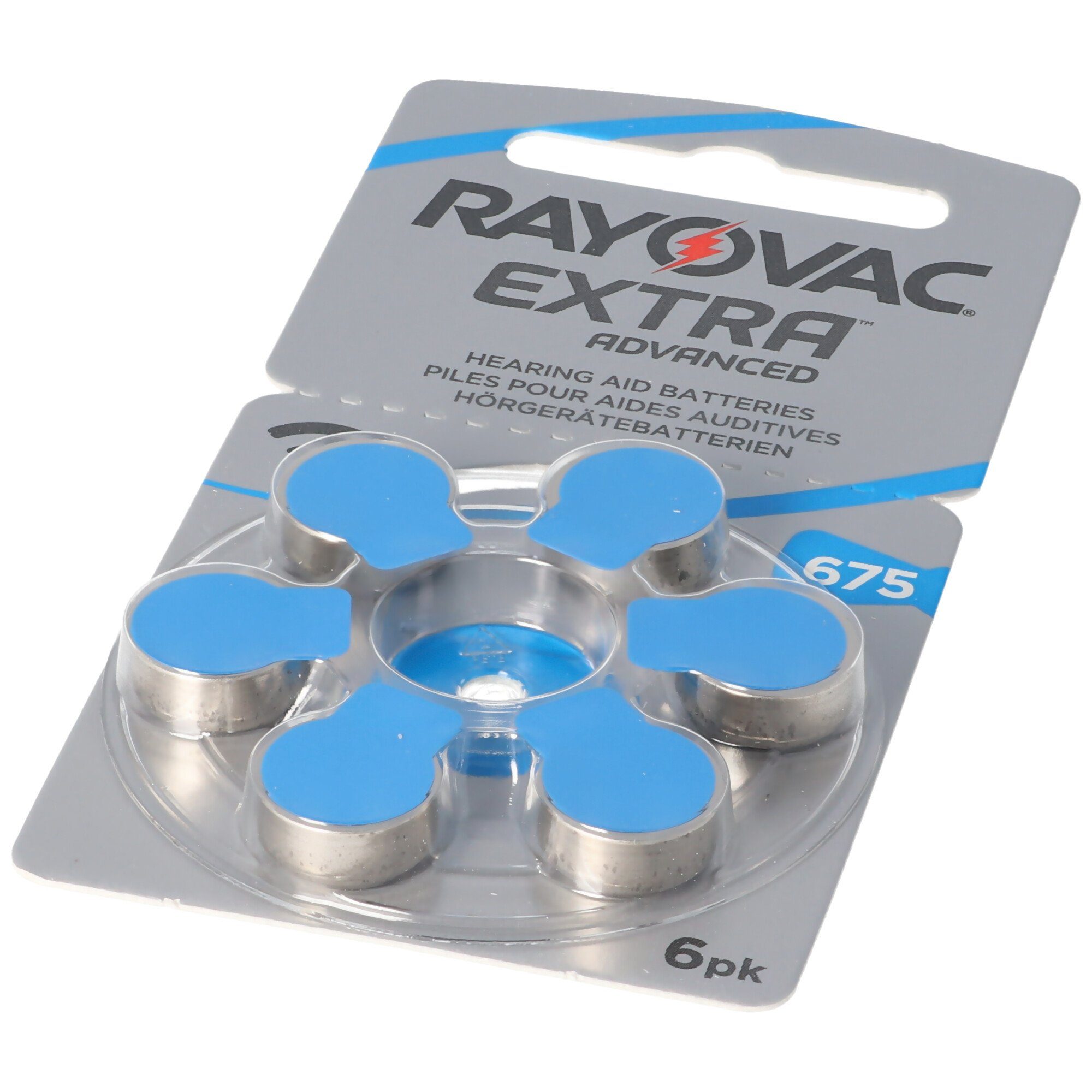 RAYOVAC Rayovac Extra Advanced 4600, V) Batterie, HA675, (1,4 PR44, Hörgerätebatterie Acoustic
