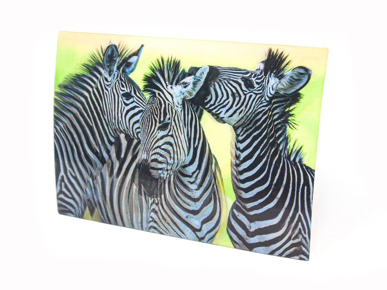 Cornelißen Postkarte 3D Postkarte Zebras, 3D