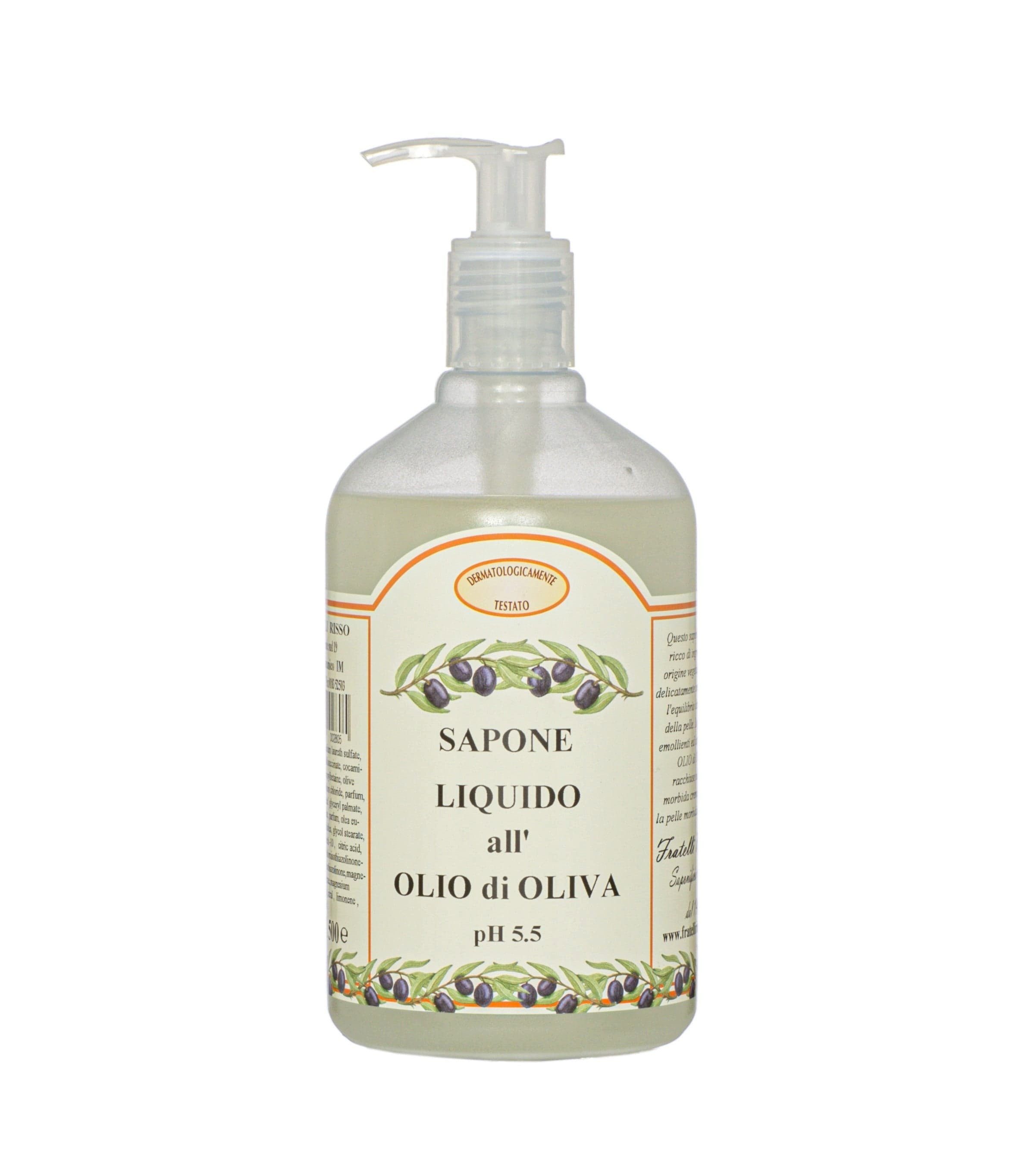 Fratelli Risso Flüssigseife Flüssigseife mit Olivenöl - 500ml