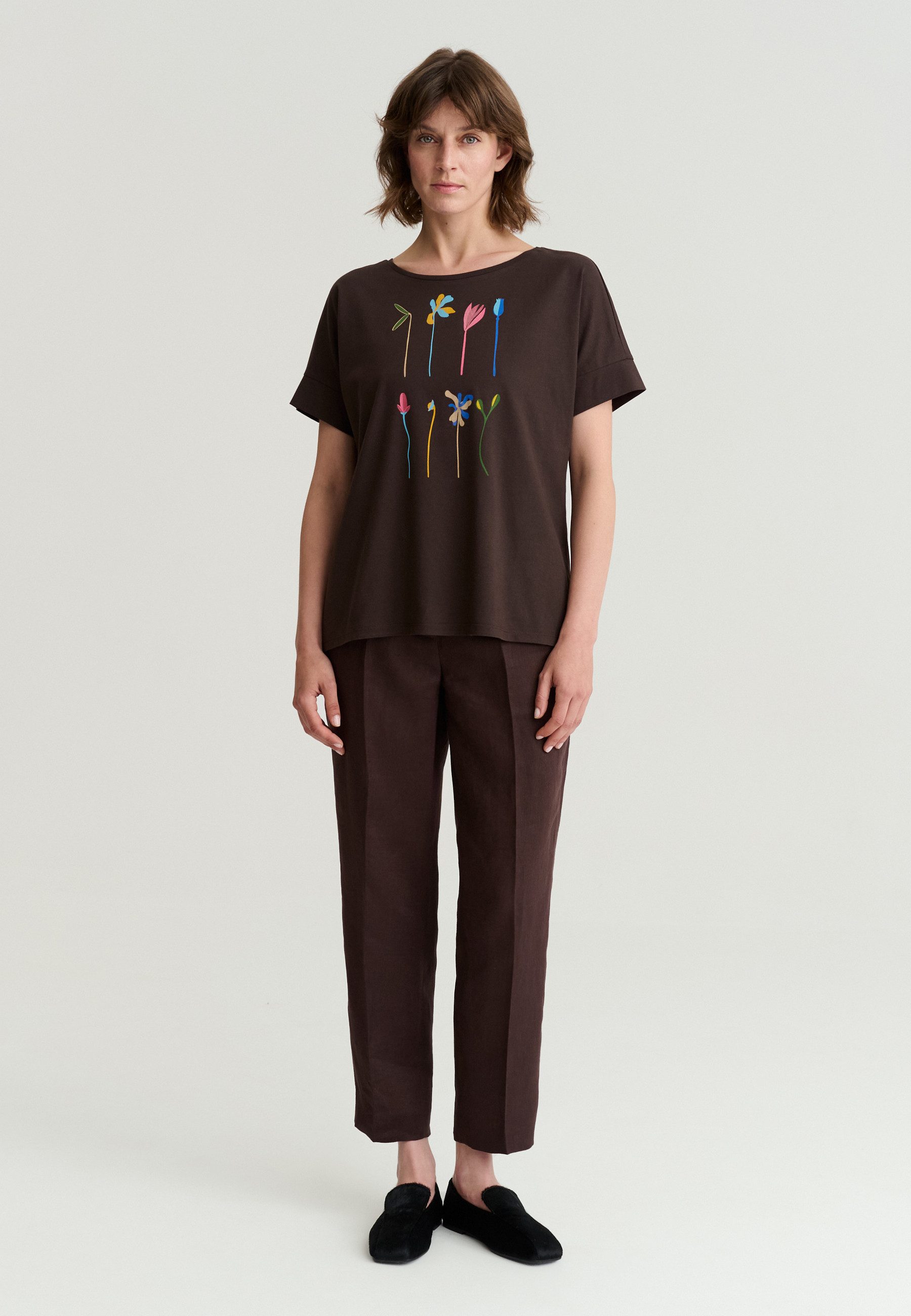 TATUUM T-Shirt Baumwoll-T-Shirt Mit Druck - Monki