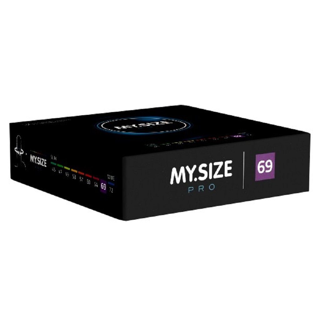MY.SIZE XXL-Kondome PRO 69mm Packung mit, 36 St., Maßkondome, Kondome für besten Tragekomfort und Sicherheit, die neue Generation MY.SIZE Kondome