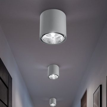 etc-shop LED Einbaustrahler, Leuchtmittel nicht inklusive, Spots Deckenleuchte Aufbauspot GU10 Deckenlampe skandinavisch weiß