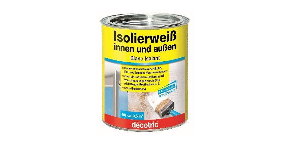 decotric® Isolierweiß Haftgrund weiß 750 ml Decotric