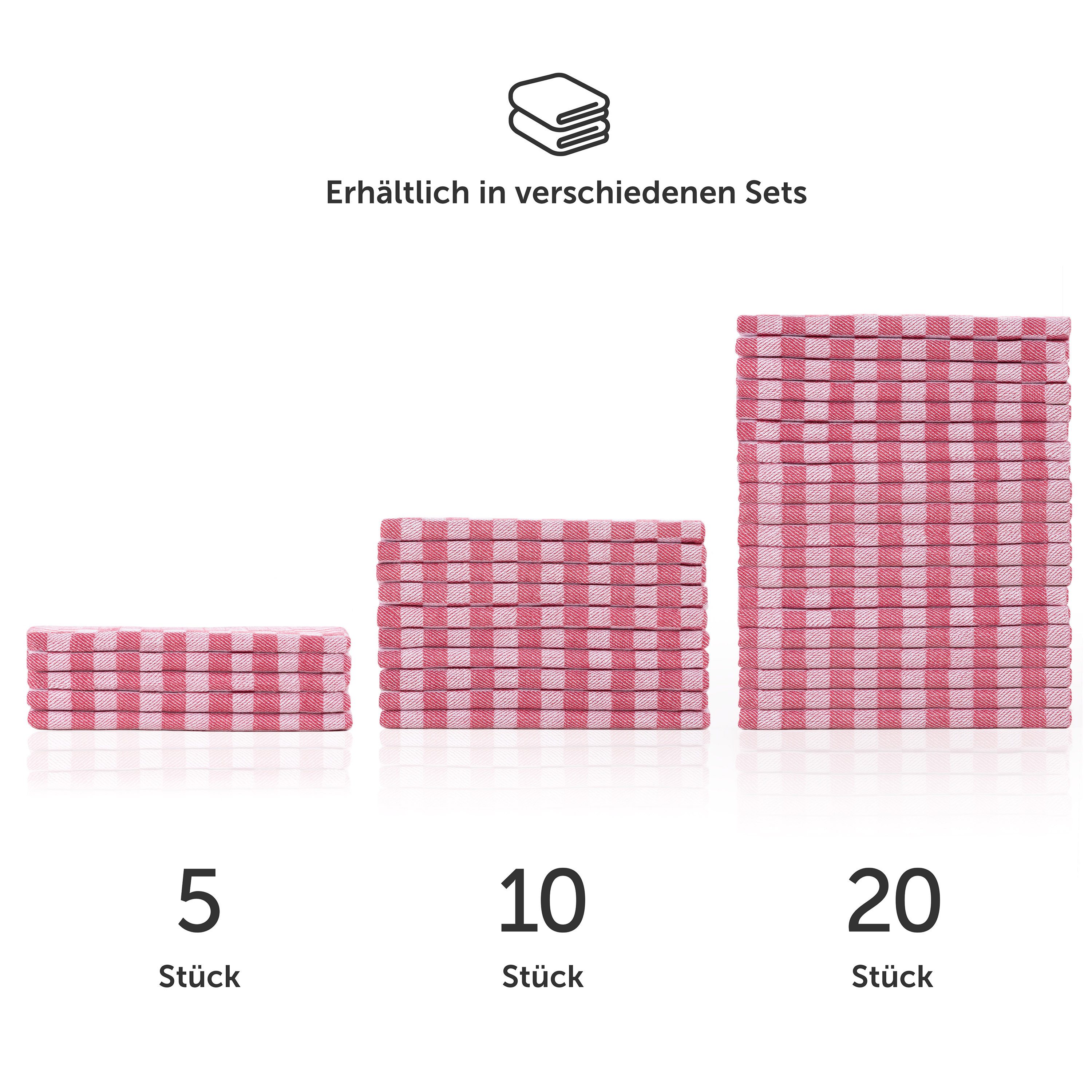 Blumtal Geschirrtuch Premium Geschirrhandtücher in 50 x 70 cm, (Set, 10-tlg., 5, 10 oder 20 Geschirrtücher), 100% Baumwolle, Oeko-TEX® Zertifiziert – Bild 5 von 5