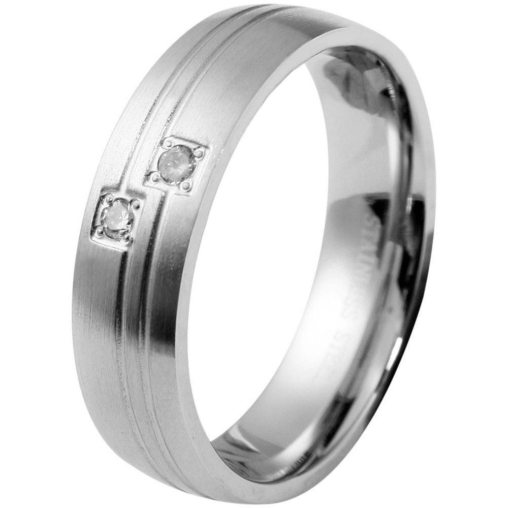 Fingerring Damen Ring aus Edelstahl