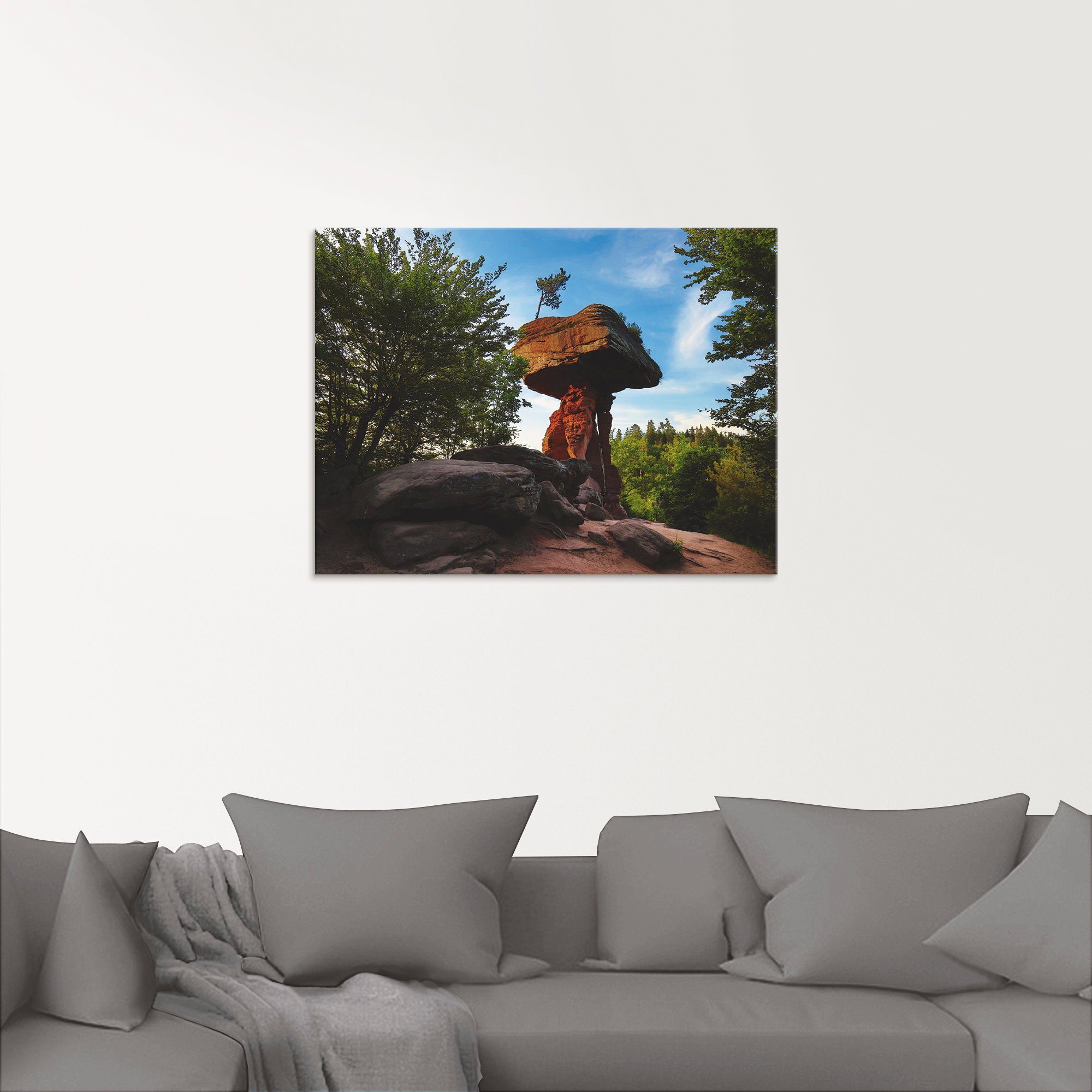 Artland Glasbild »Teufelstisch«, Felsen (1 Stück)-kaufen