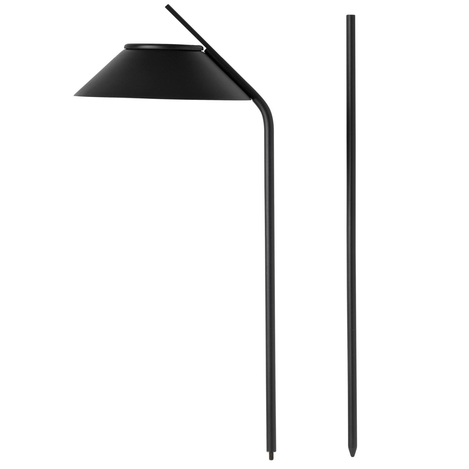 Stelton LED Solarleuchte Vinkel LED-Solar-Erdspießleuchte Schwarz