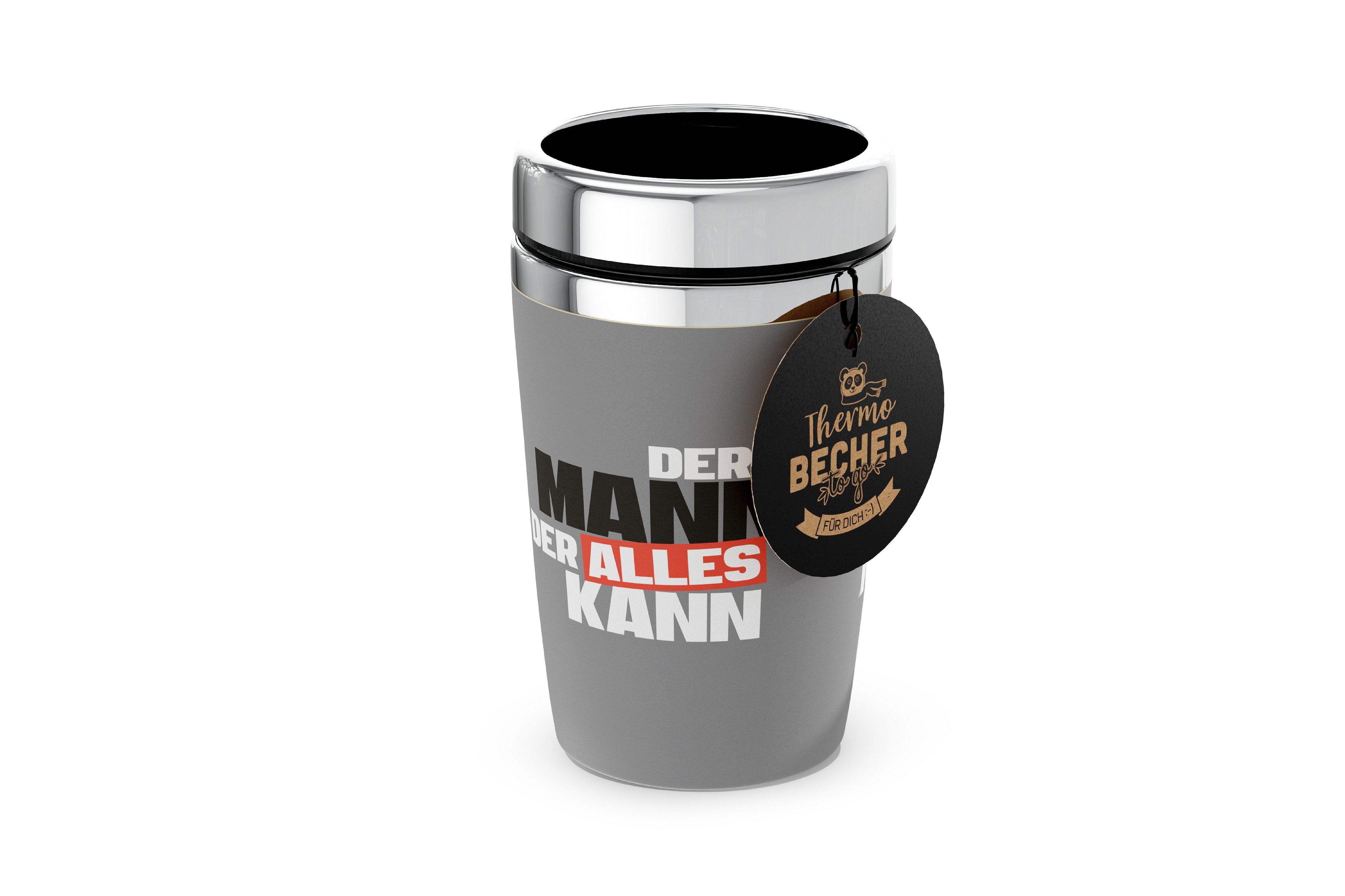 La Vida Thermobecher Thermobecher Isolierbecher Thermo Kaffeebecher To Go 240ml la vida, Material: Edelstahl
