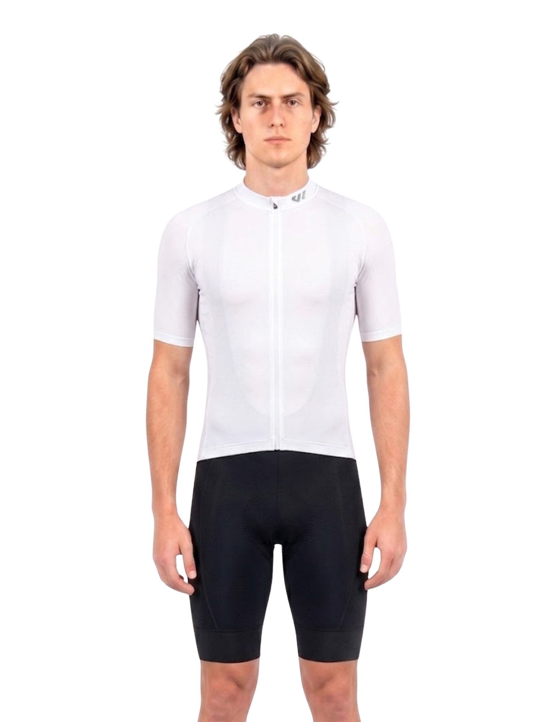 Wulibike Radtrikot Herren mit Aero-Fit, atmungsaktives Kurzarm Fahrradtrikot (2-tlg) Radsport-Set mit Y-Trägern, 6 Taschen & kompression Trägerhose