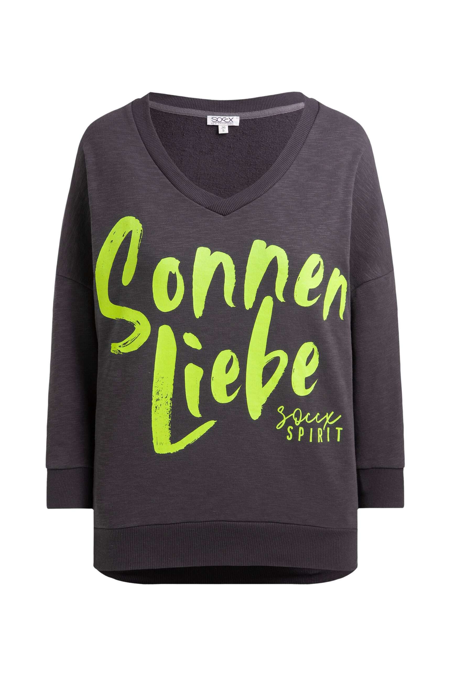 SOCCX Sweater mit Baumwolle