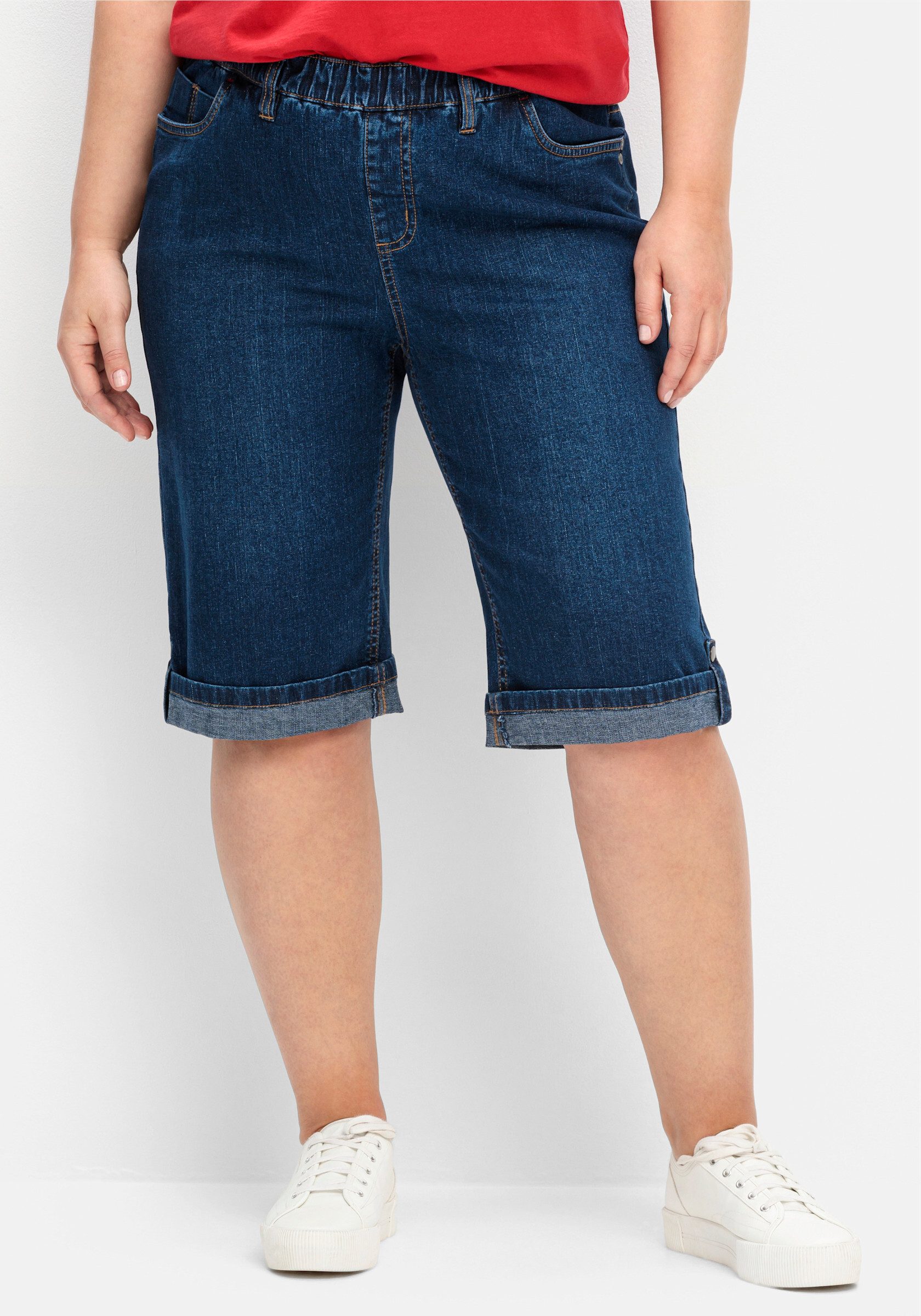 Sheego Jeansshorts Jeansbermudas günstig online kaufen