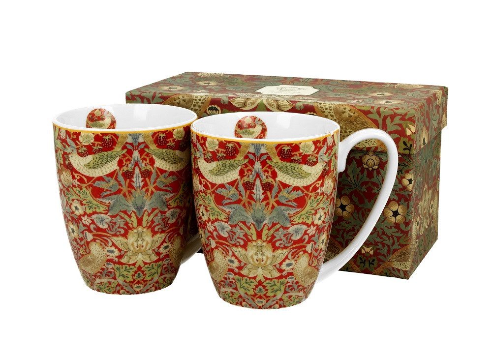 Becher 2er Set Mug / Tee/KaffeeTasse /Bluimen / Tiere / Planzen