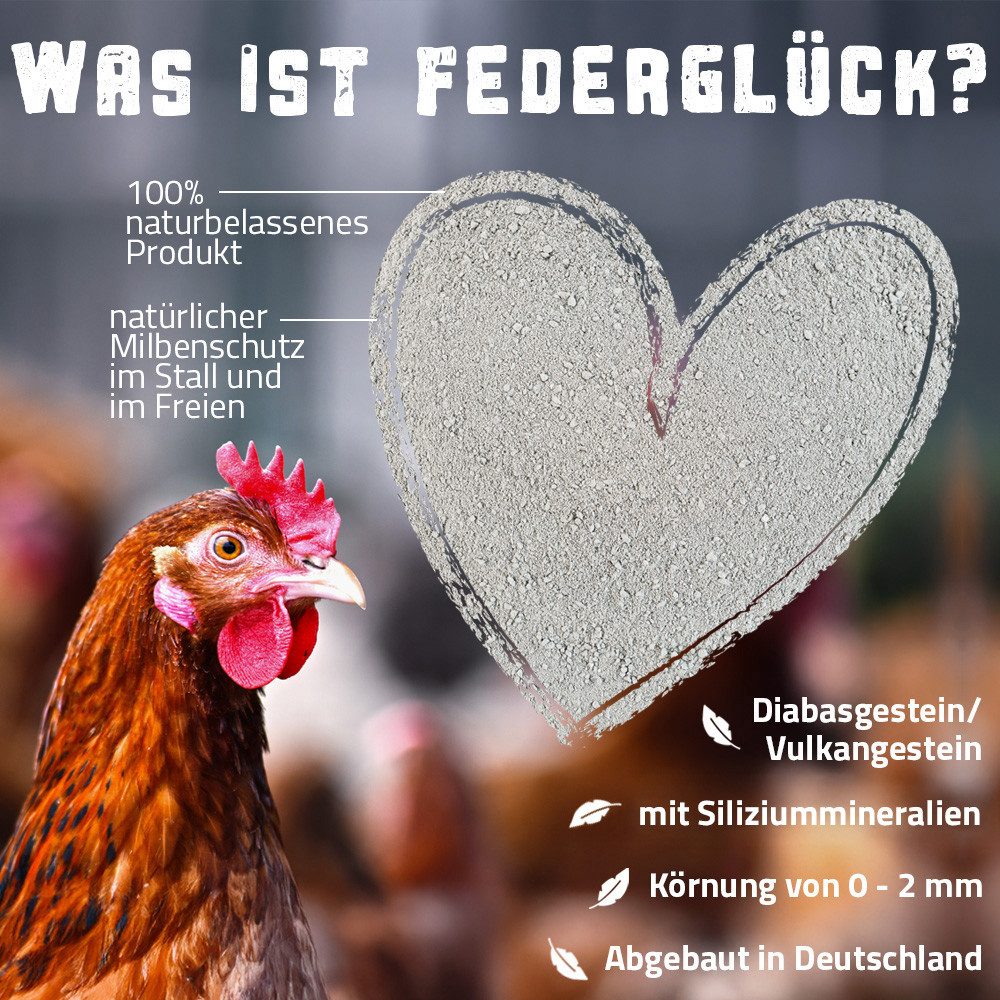 Petigi Badesand Federglück Sandbad Staubbad Badesand Hühner Tauben Geflügel 25 kg