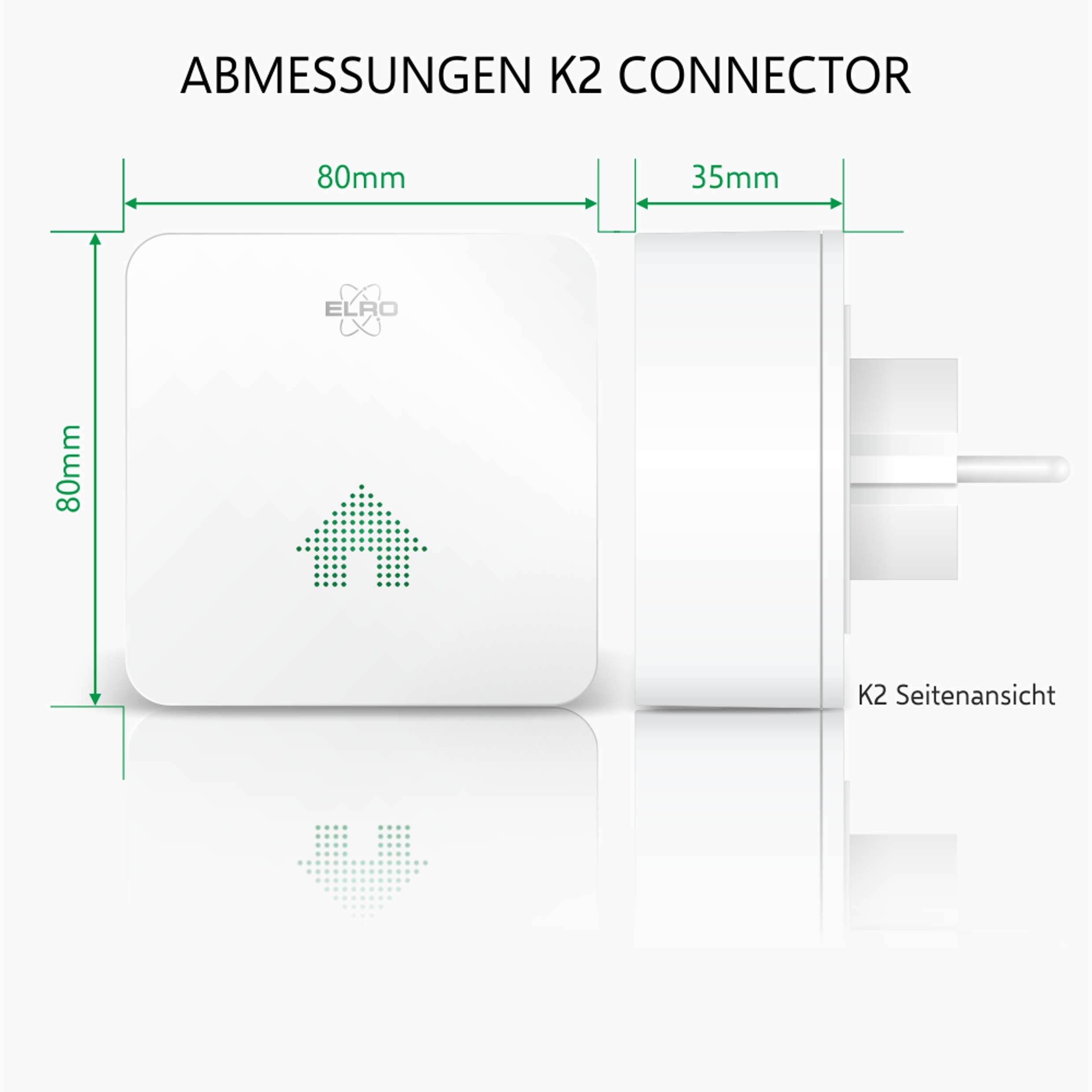Elro SF500S Rauchmelder (Basisstation mit 3 smarten Funk- Rauchmeldern)