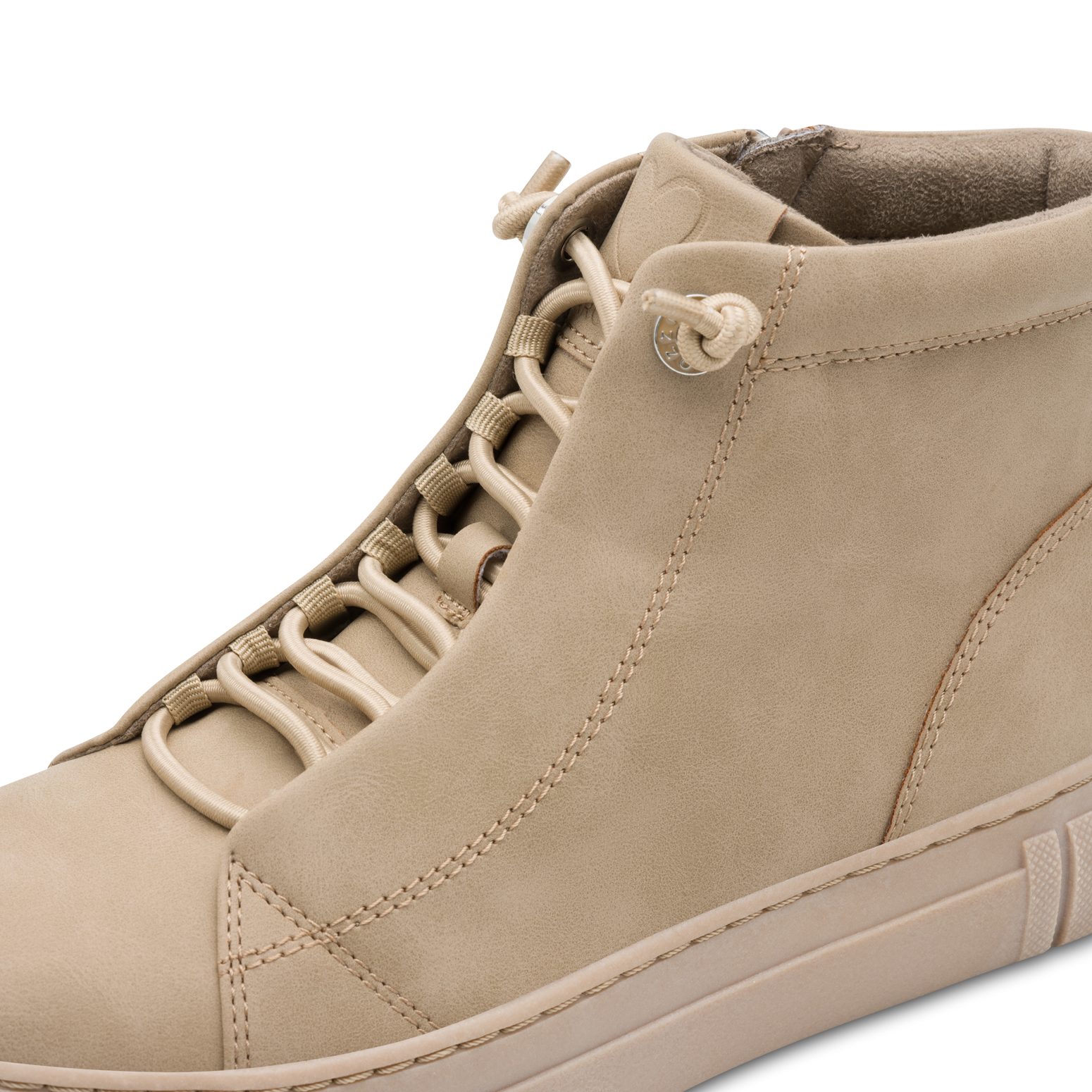 MARCO TOZZI Slip-On Sneaker Plateau, Boots, Slip On mit elastischem Schnürsenkeln