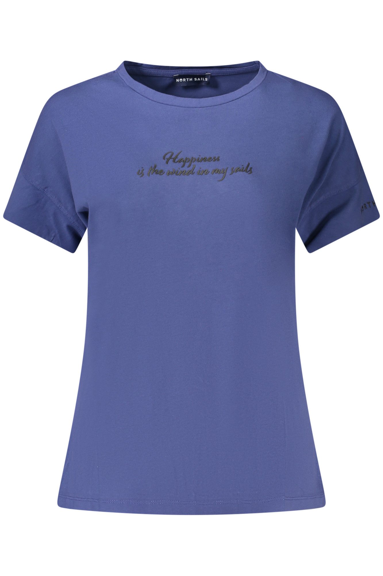 North Sails T-Shirt Damen Blau Reliefdruck T-Shirt - Nachhaltiger Stil