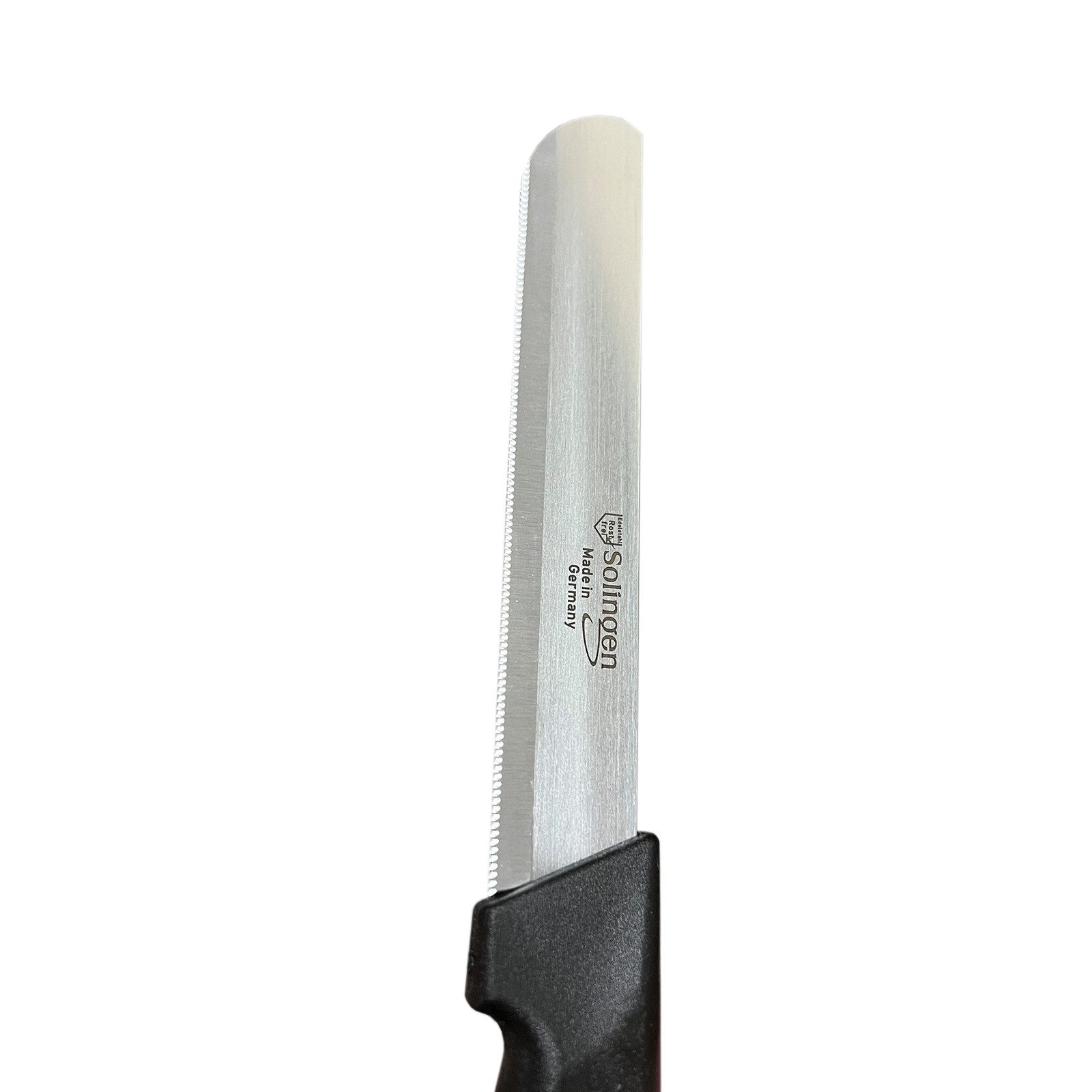 Visaggio Obstmesser Solingen Allzweckmesser Schälmesser Gemüsemesser Küchenmesser, Sägeschliff, Matt, Edelstahl, Zubereitungsmesser, Schmiermesser – Bild 4 von 4