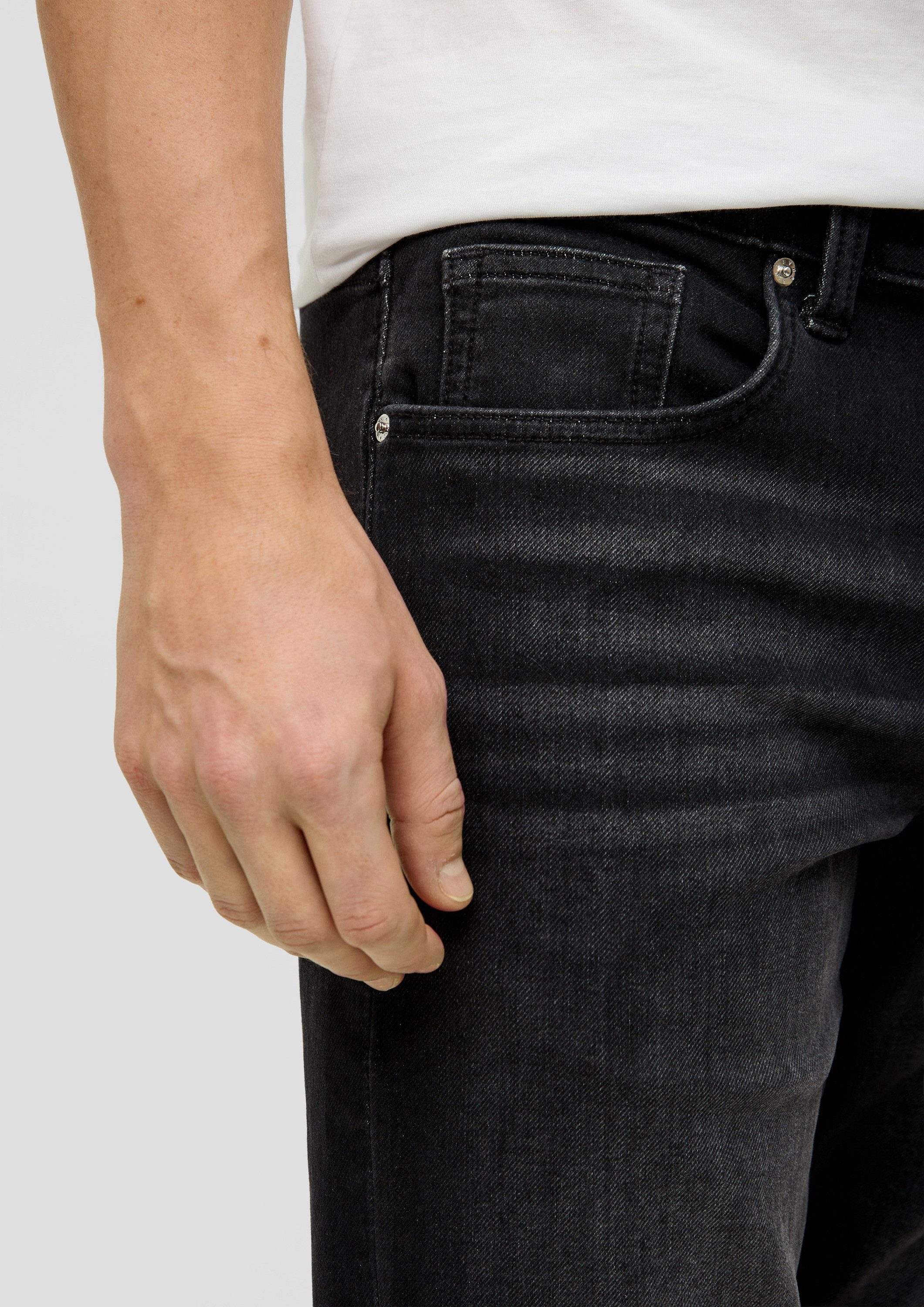 s.Oliver Jeansshorts Jeans-Hose MAURO Bermuda-Jeans / Regular Fit / Mid Rise / Straight Leg