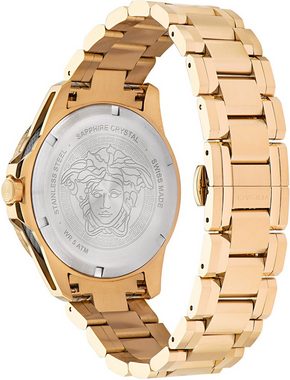 Versace Quarzuhr SPORT TECH GMT, VE2W00522, Armbanduhr, Herrenuhr, Saphirglas, Datum, Swiss Made, Leuchtzeiger