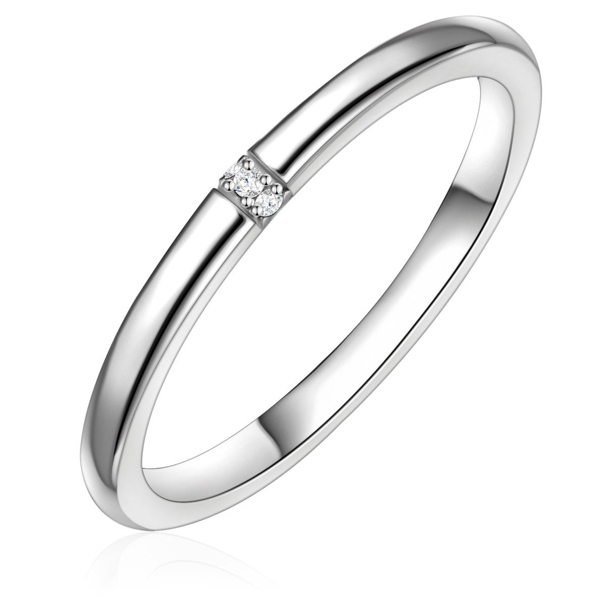 Glanzstücke München Fingerring GSM264 (1-tlg), aus Sterling Silber