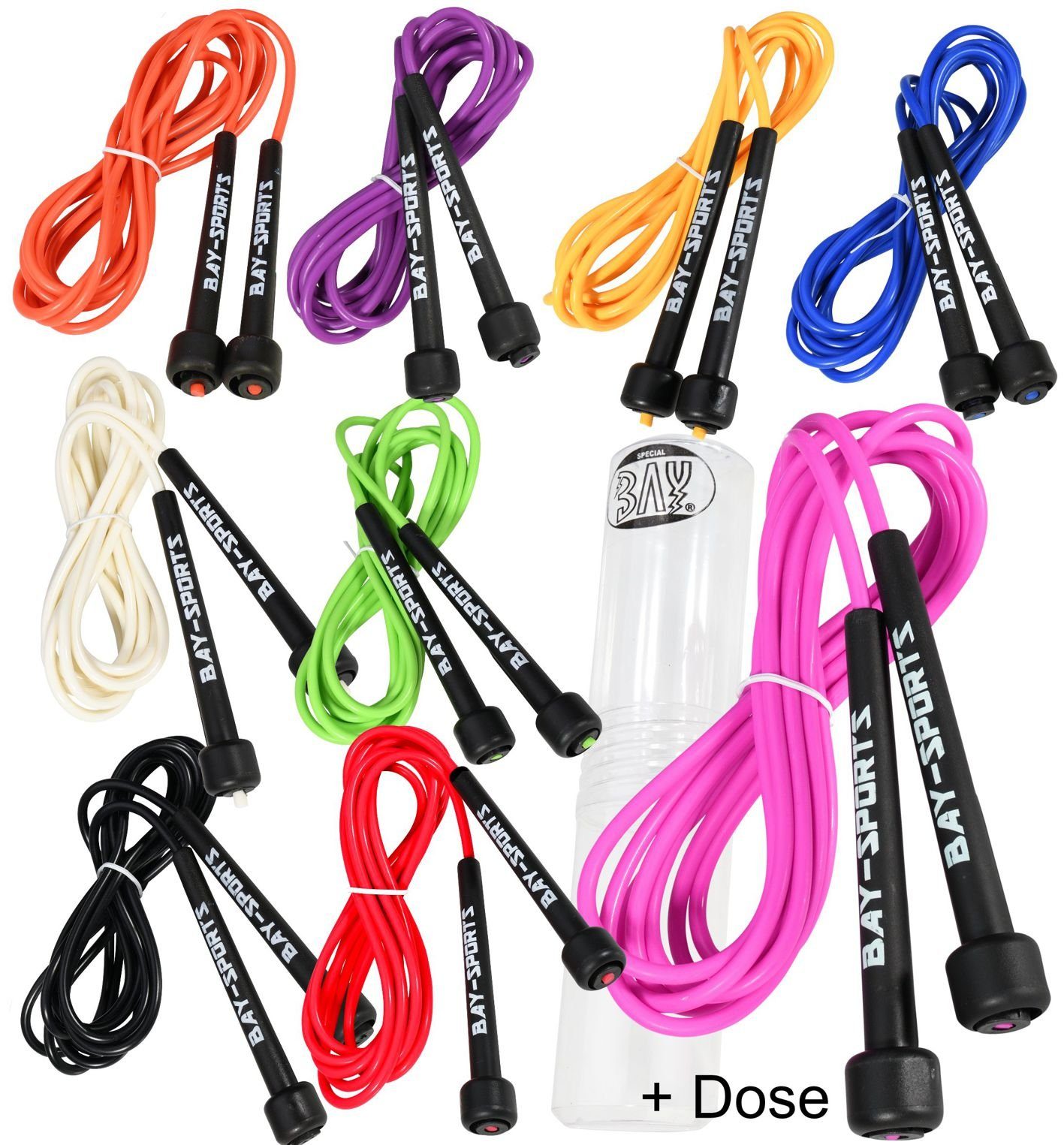 BAY-Sports Springseil Nylon Springseil lila