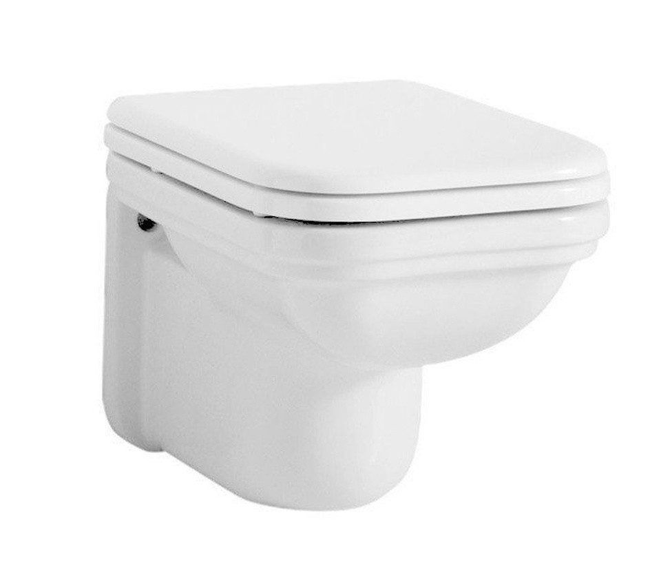 Kerasan Tiefspül-WC WALDORF Hänge-WC, 37x55cm, weiß, Kerasan-411501