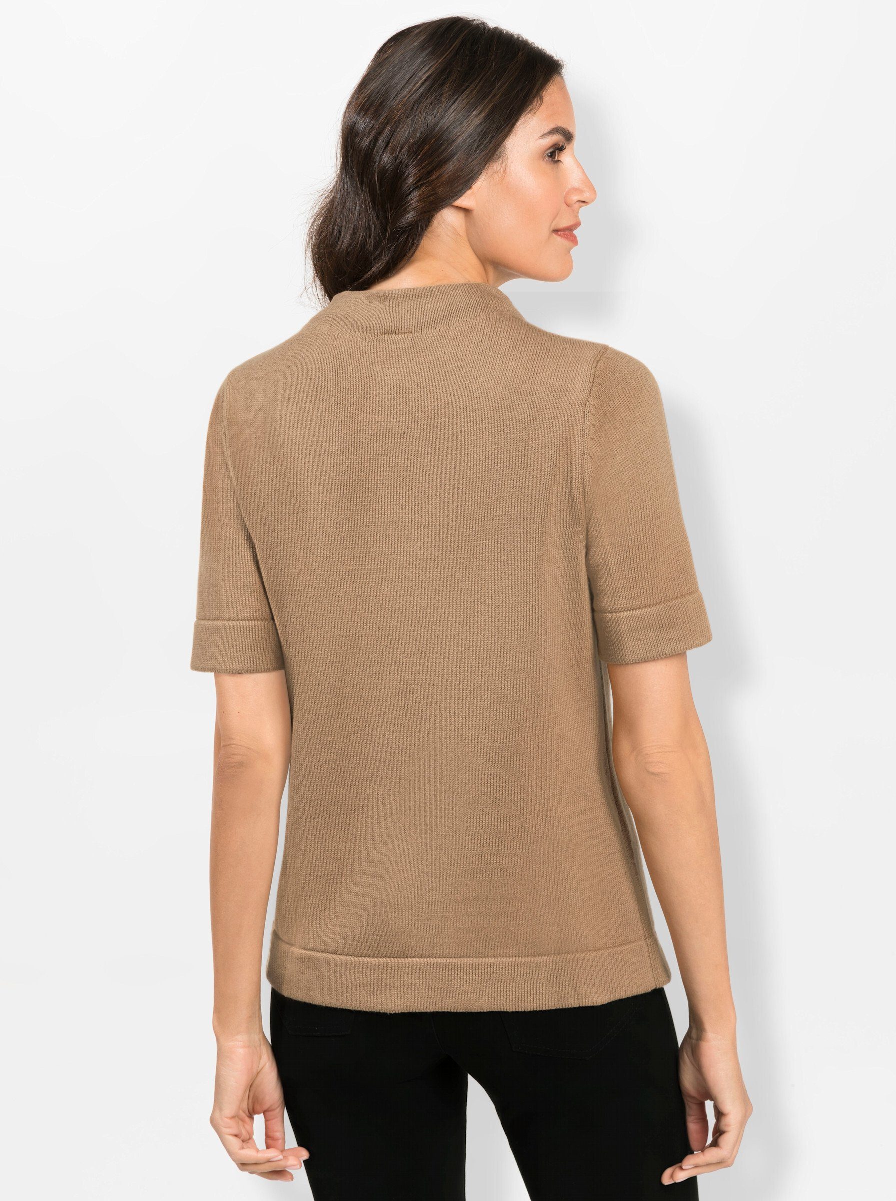 WITT camel WEIDEN Strickpullover