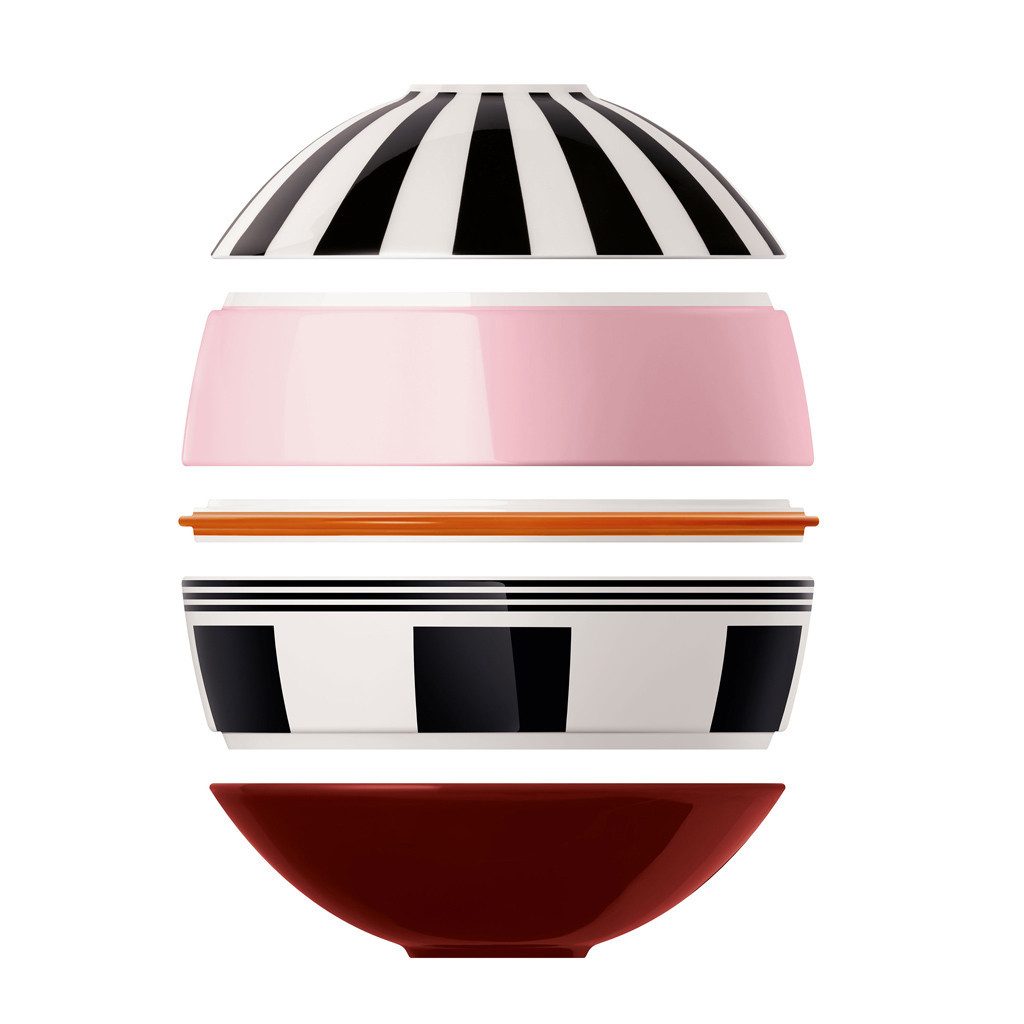 Villeroy & Boch Servier-Set Iconic LaPetiteBoule, Porzellan, (Set, 5-tlg), Premium Porcelain, mikrow.- & spülm.sicher, Made in Germany
