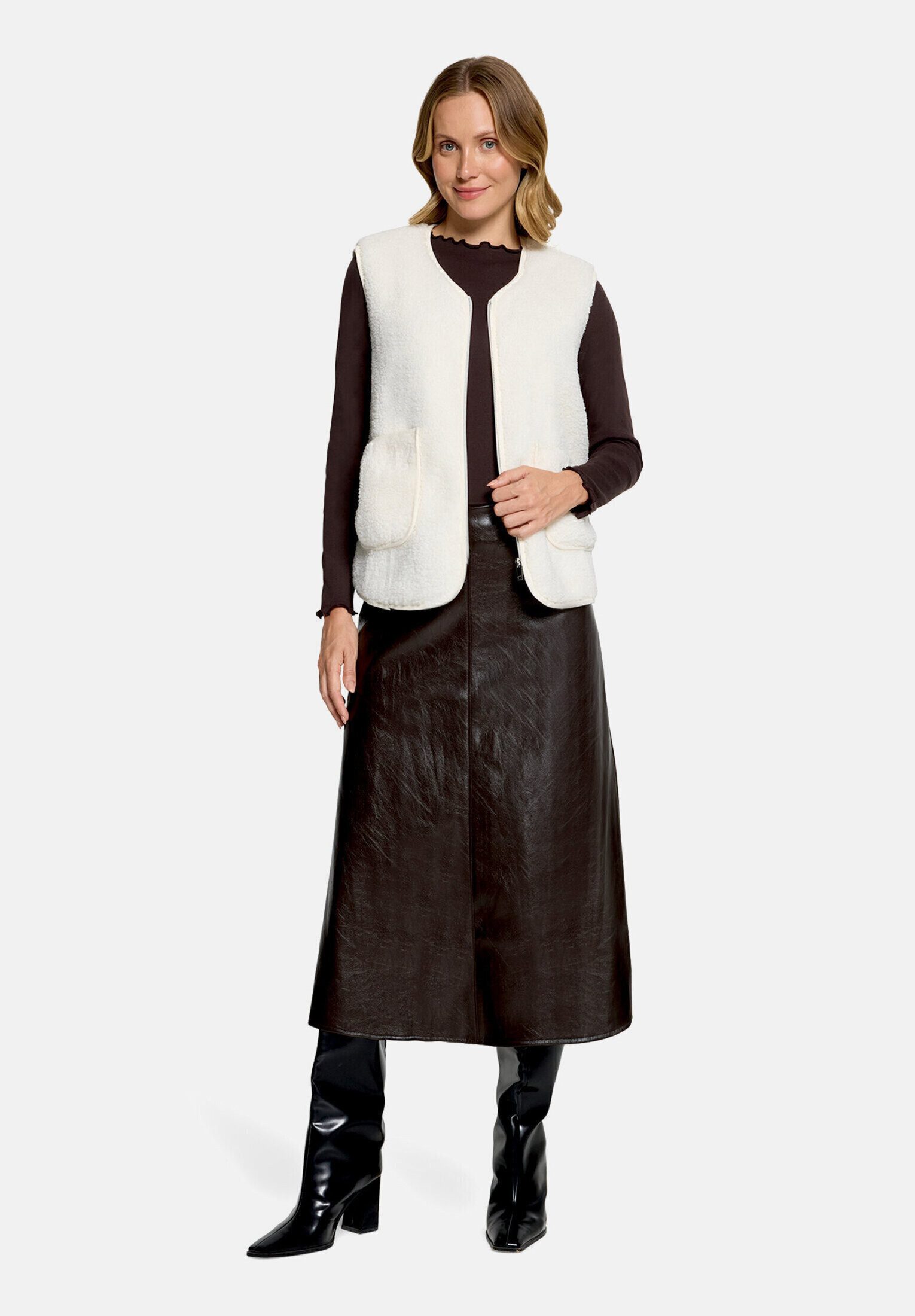 Cartoon Maxirock Damen unifarben