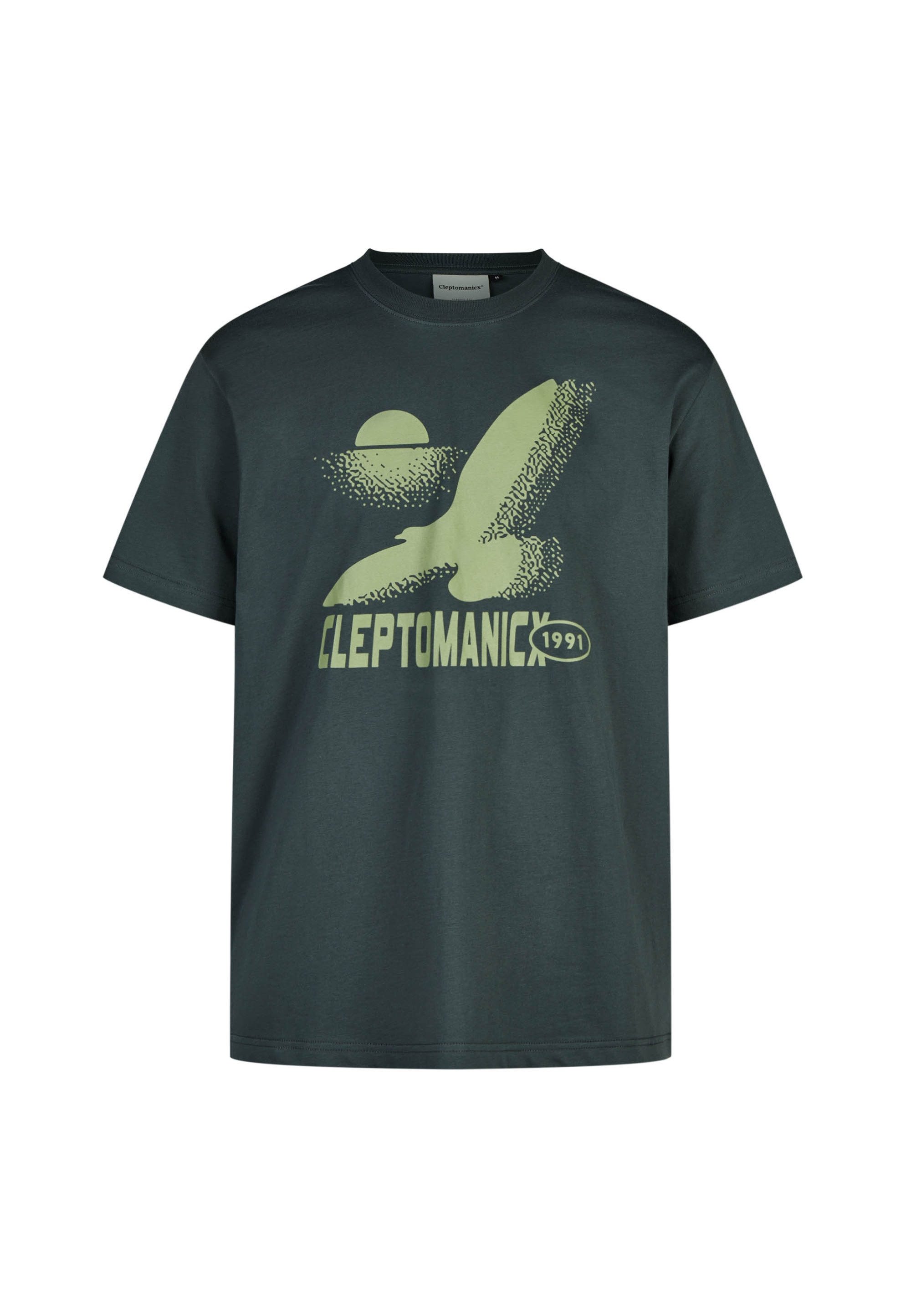 Cleptomanicx T-Shirt Always the Sun.. mit großflächigem Frontprint