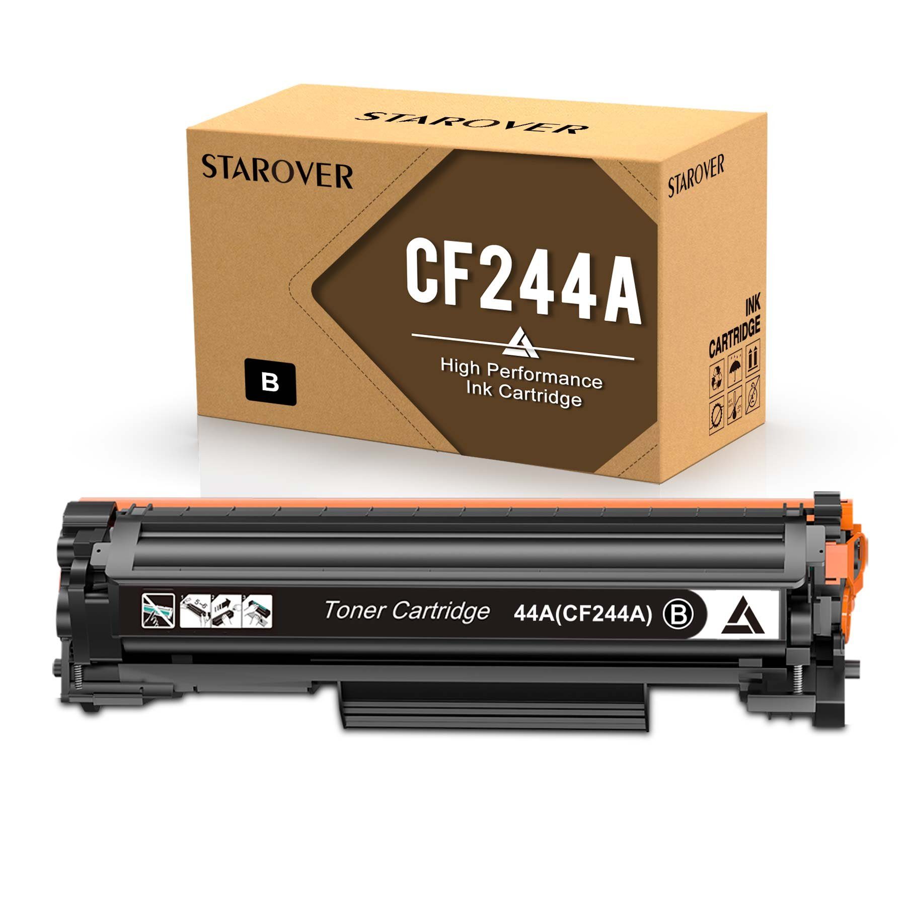 STAROVER Tonerkartusche 1 schwarz für HP CF244A 44A Laserjet MFP M28w M28a M29a M29w