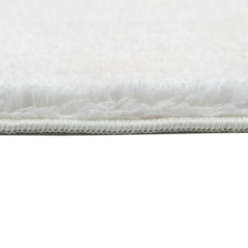 Hochflor-Teppich Shaggy Teppich weicher Wohnzimmer Hochflor Badezimmer waschbar creme, Teppich-Traum, rechteckig, Höhe: 18 mm