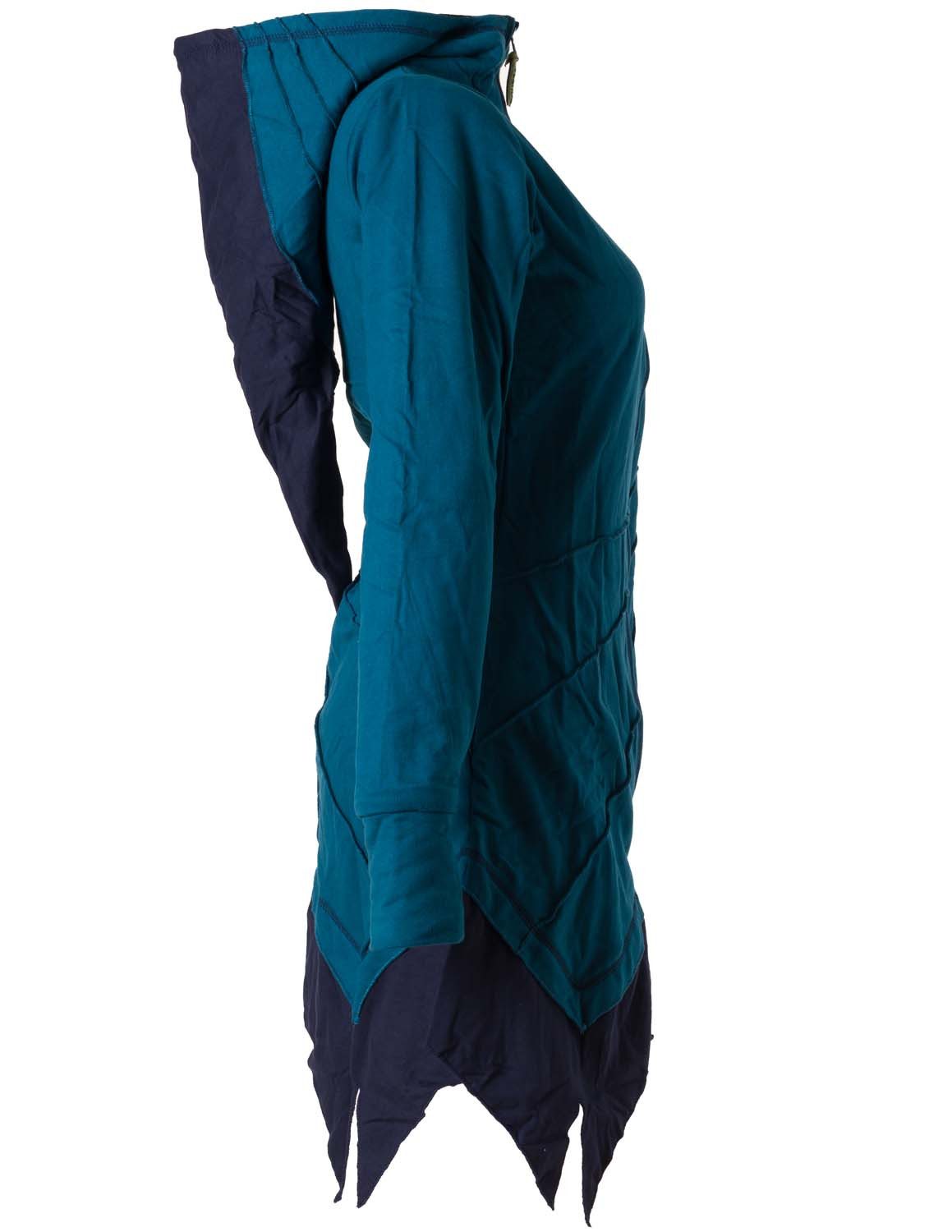 Vishes Kapuzensweatjacke Asymmetrischer Mantel Zipfelkapuze - günstig online kaufen