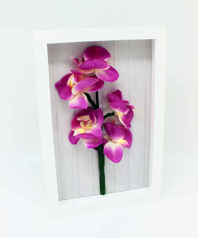 JOKA international LED Dekoobjekt »LED Wandbild "3D Orchidee"«