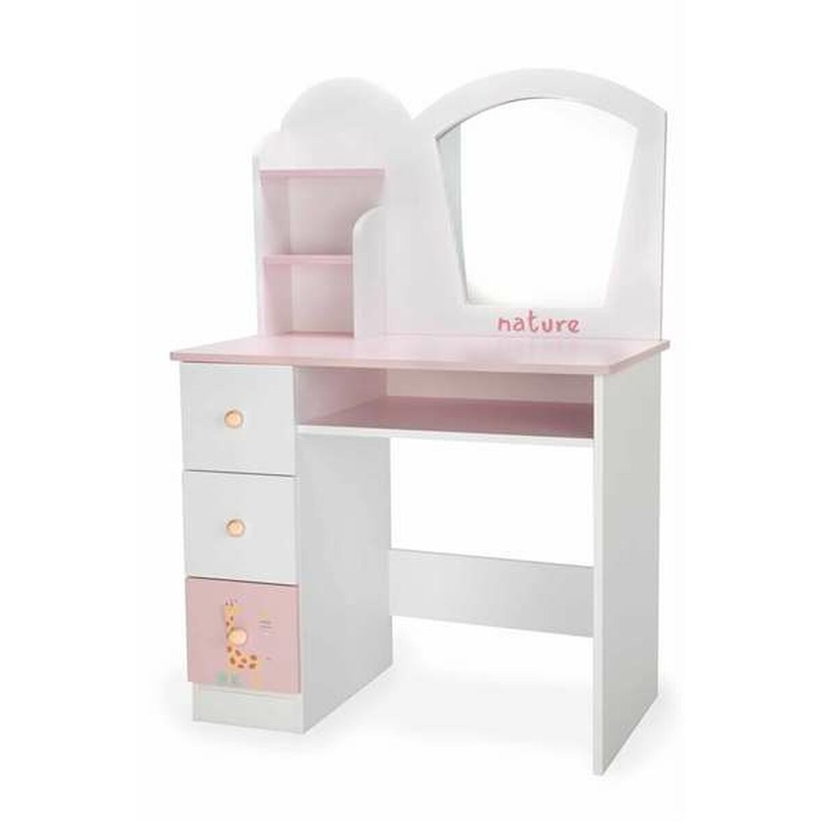 Arias Schminktisch 65 x 36 x 95 cm Kinder Schminktisch mit Sitzbank Arias 65x36x95 cm
