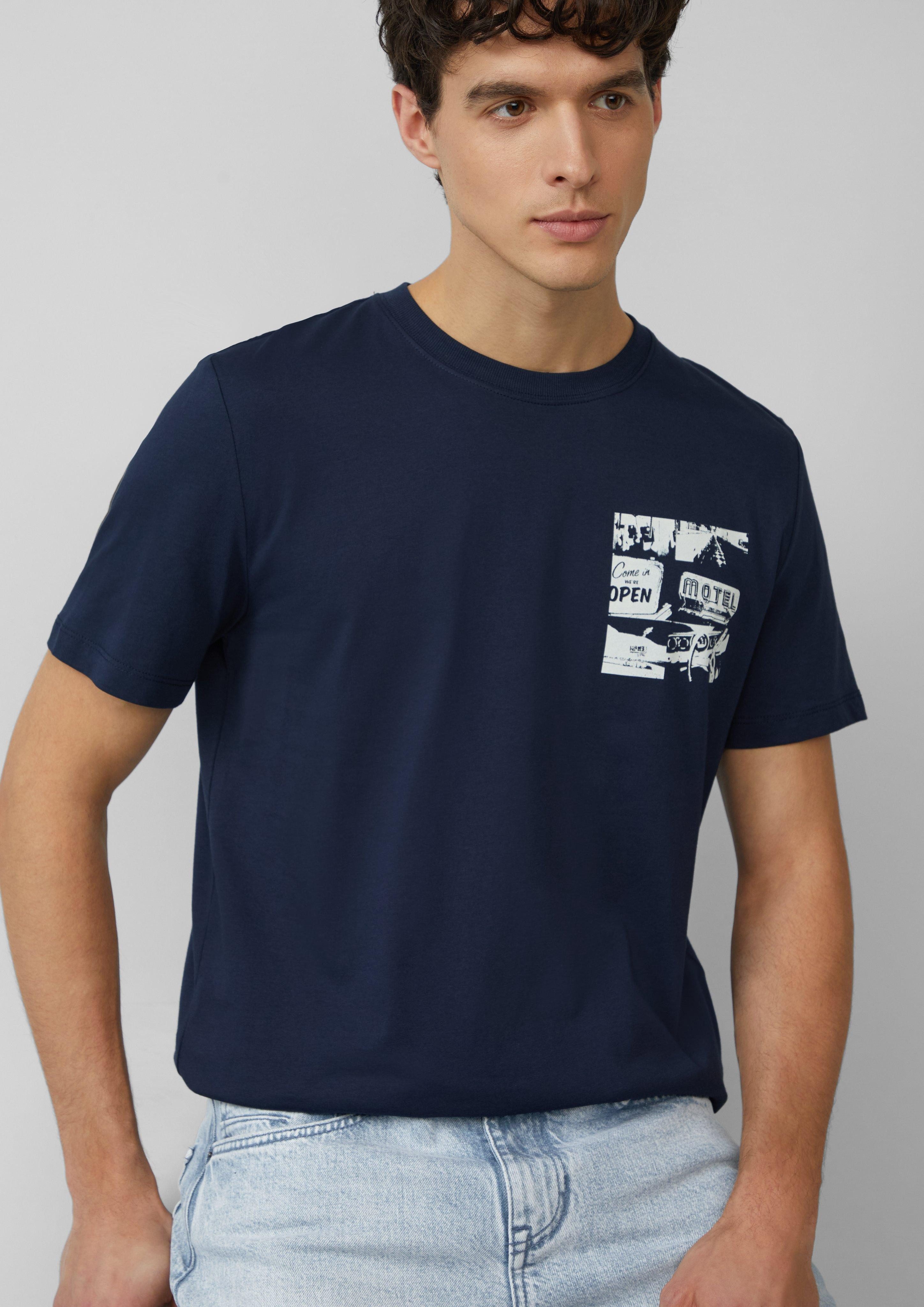 s.Oliver Kurzarmshirt T-Shirt mit Artwork Artwork günstig online kaufen