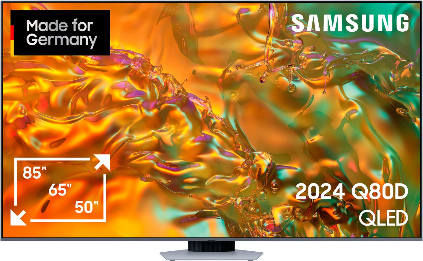 Samsung GQ75Q80DAT QLED-Fernseher (189 cm/75 Zoll, 4K Ultra HD, Smart-TV, Neural Quantum 4K AI Gen2 Prozessor, bis zu 120Hz) silberfarben ! RABATT: 42.16% Samsung GQ75Q80DAT QLED-Fernseher (189 cm/75 Zoll, 4K Ultra HD, Smart-TV, Neural Quantum 4K AI Gen2 Prozessor, bis zu 120Hz) silberfarben ! RABATT: 42.16%