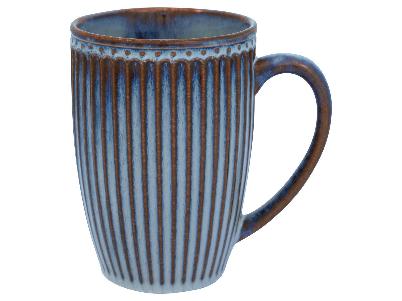 Greengate Кружки Alice Кружки mit Henkel groß oyster blue 0,5l, Steingut