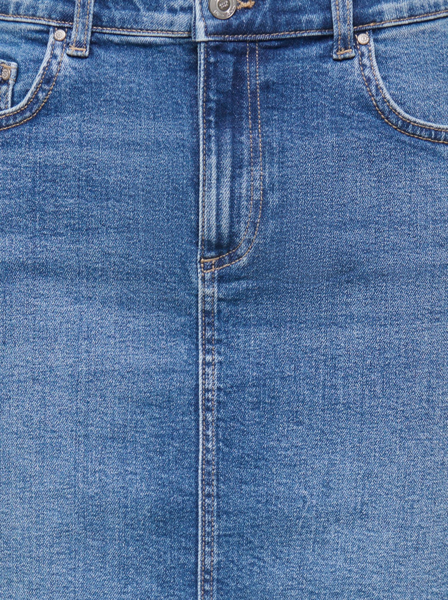 ONLY Jeansrock ONLLOLA REG SHORT RW SKIRT DNM Baumwollmischung, Regular Waist