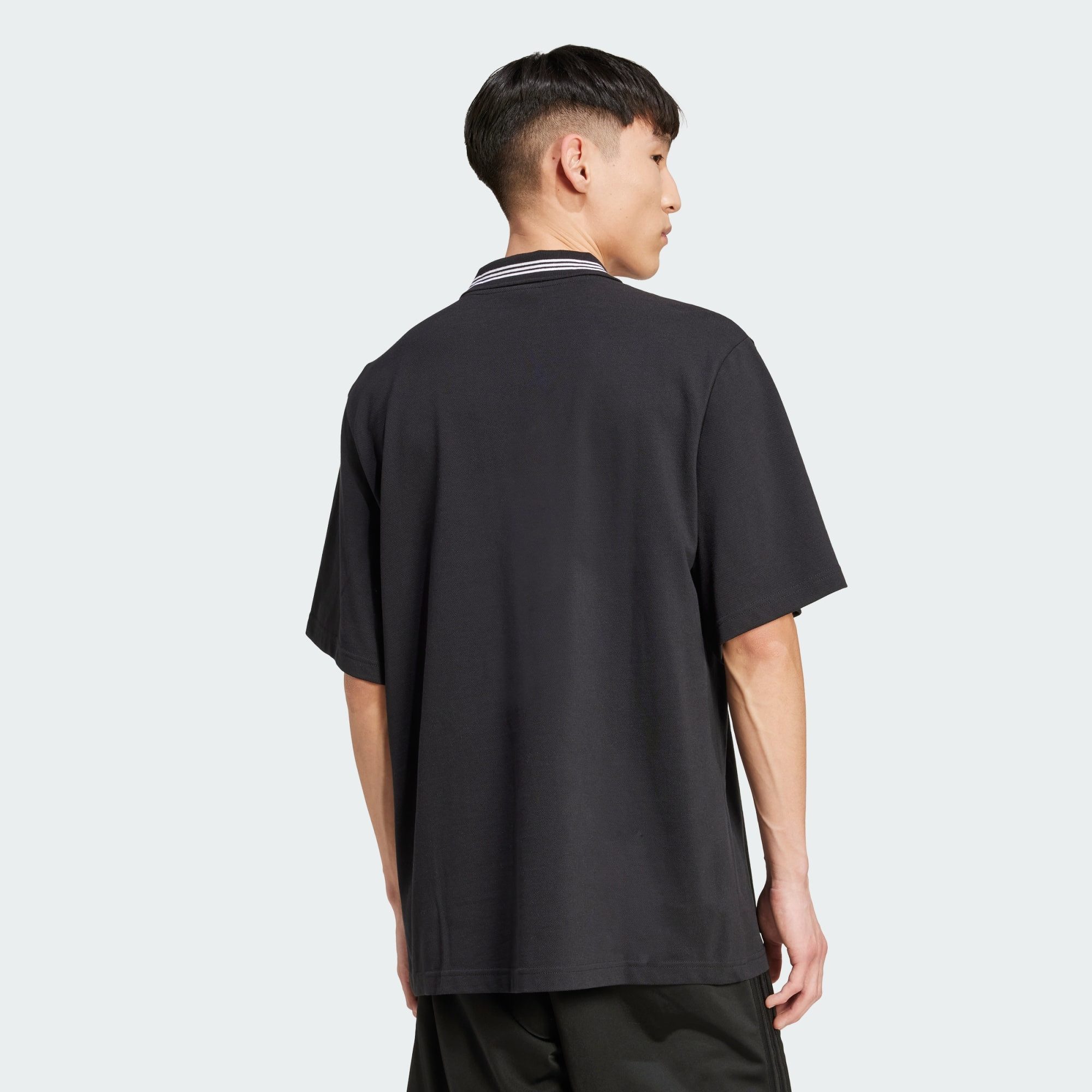 adidas Originals T-Shirt ADIDAS ADICOLOR POLOSHIRT, LOCKER GESCHNITTEN (1-tlg)