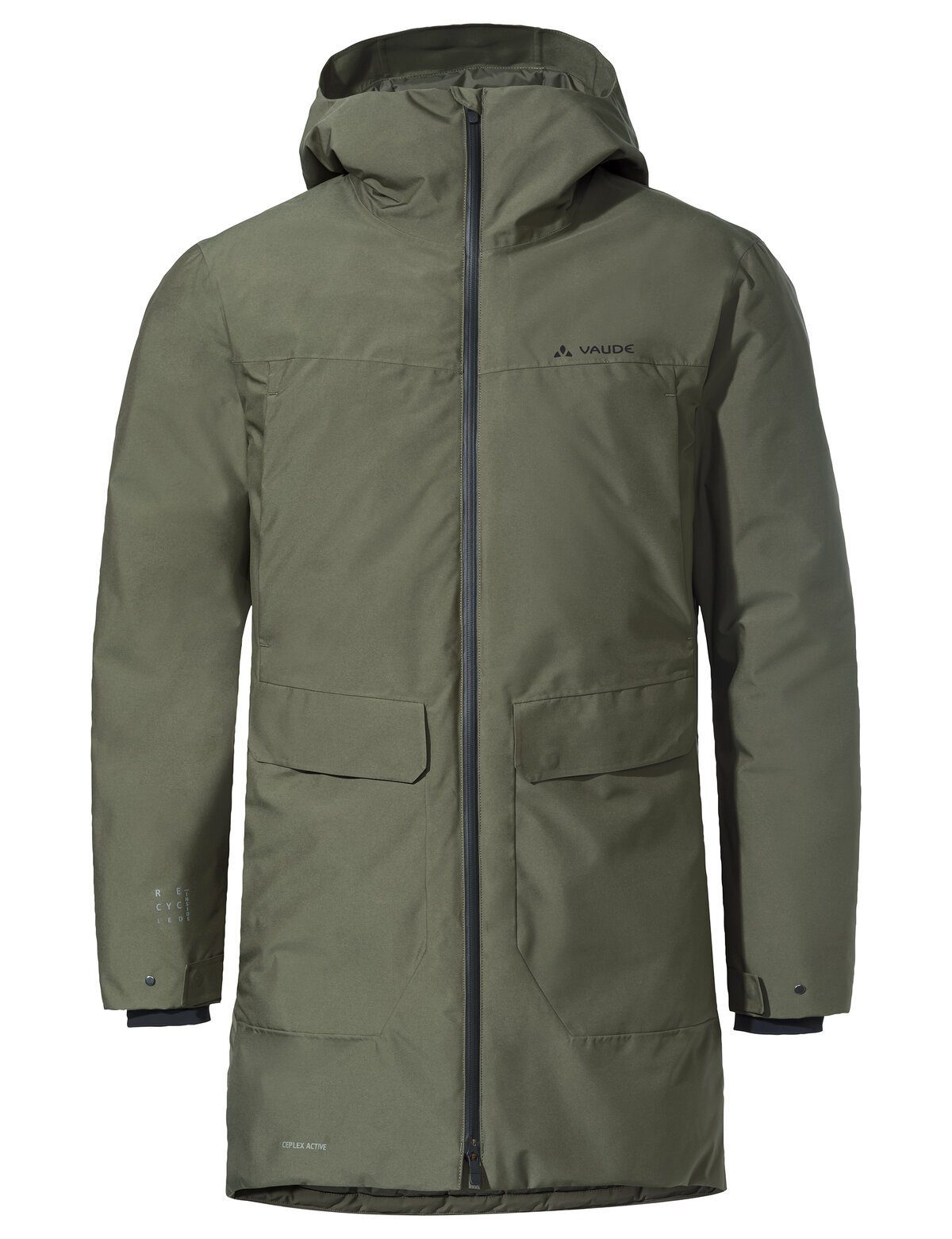VAUDE Outdoorjacke Men's Mineo Coat II (1-St) Klimaneutral kompensiert khaki