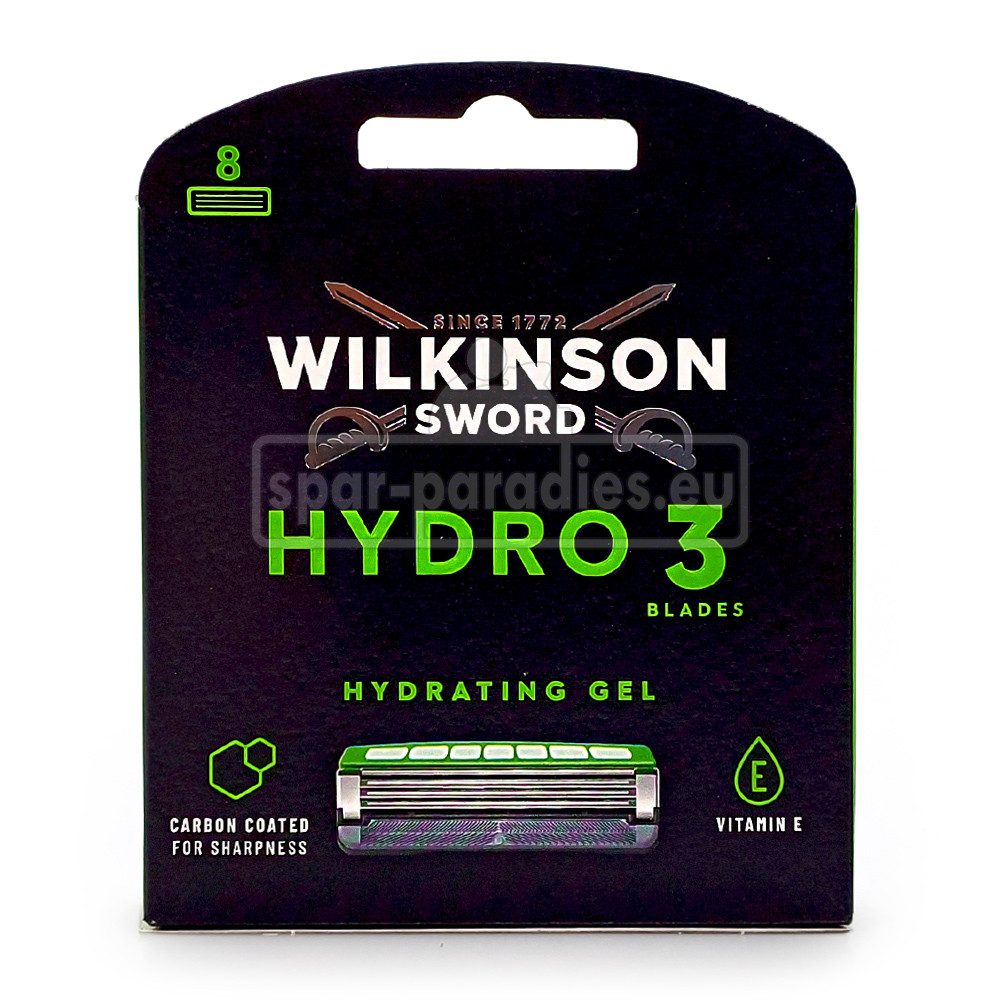 Wilkinson Лезвия для бритвы HYDRO 3 Hydrating Gel Wechselklingen, 8er Pack